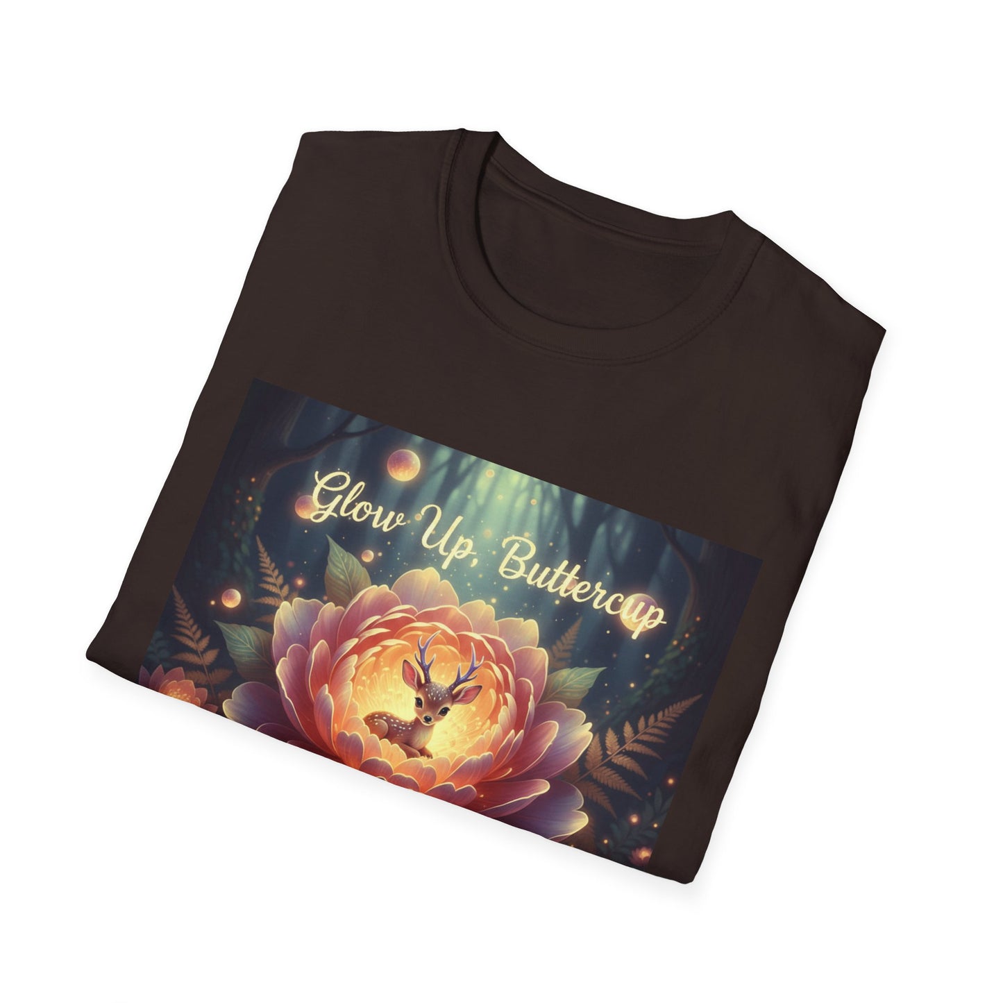 Cosmic Lotus T-Shirt – Mystical Galaxy Dreamcore Aesthetic