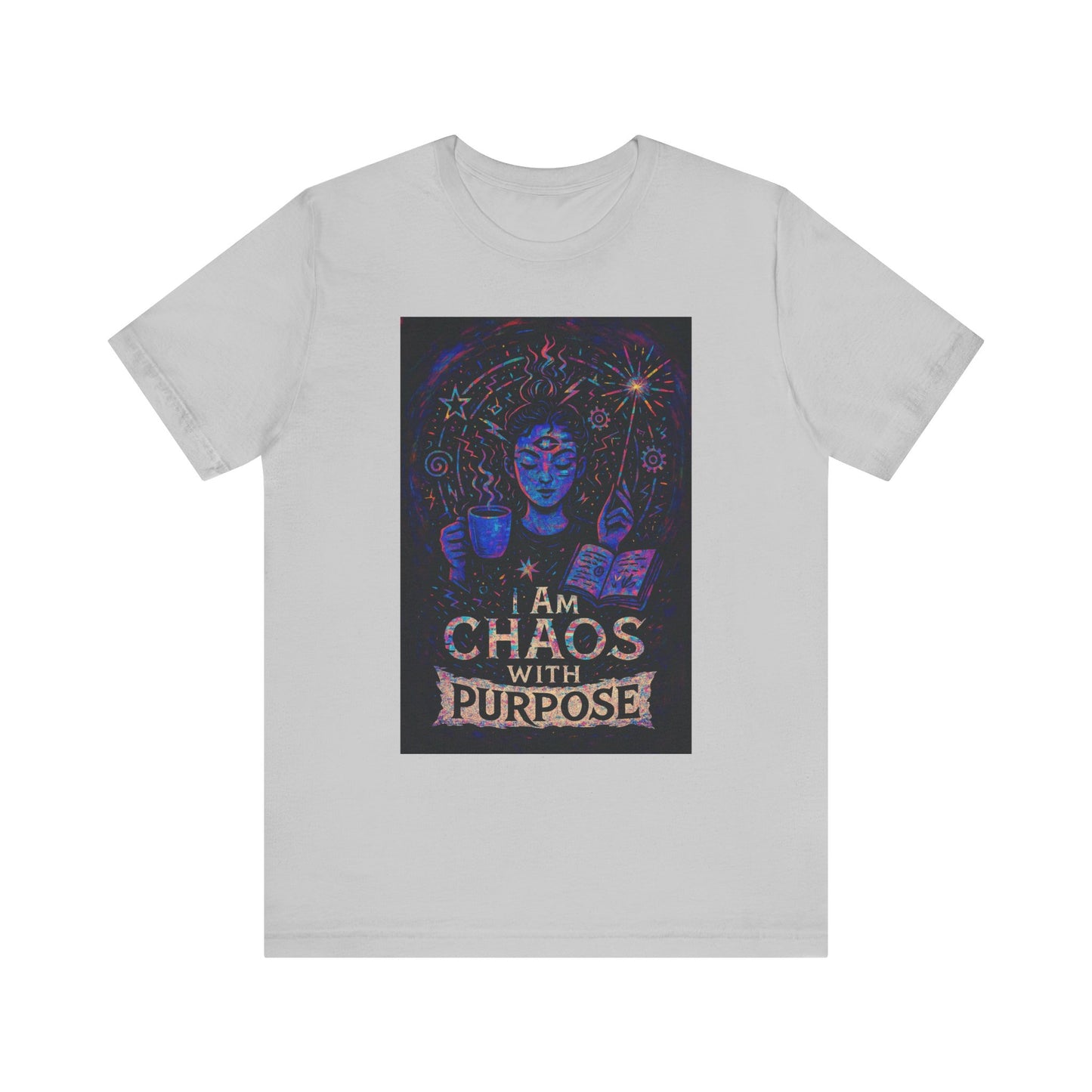 Unisex Chaos With Purpose Tee, Inspirational Shirt, Spiritual Apparel, Motivational Gift, Unique Graphic Tee