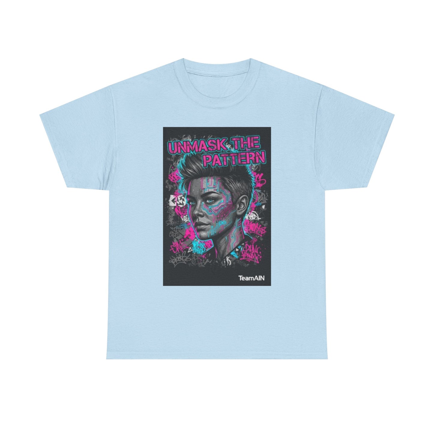 Unmask the Pattern Shirt | Glitch Streetwear for Neurodivergent Minds