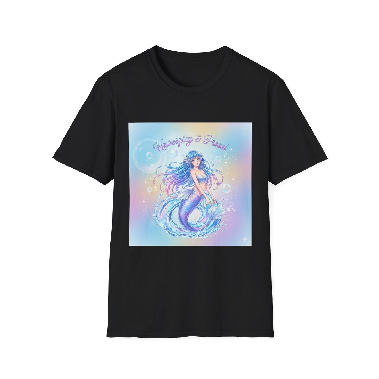 Pastel Mermaid T-Shirt – Kawaii Ocean Fantasy Aesthetic