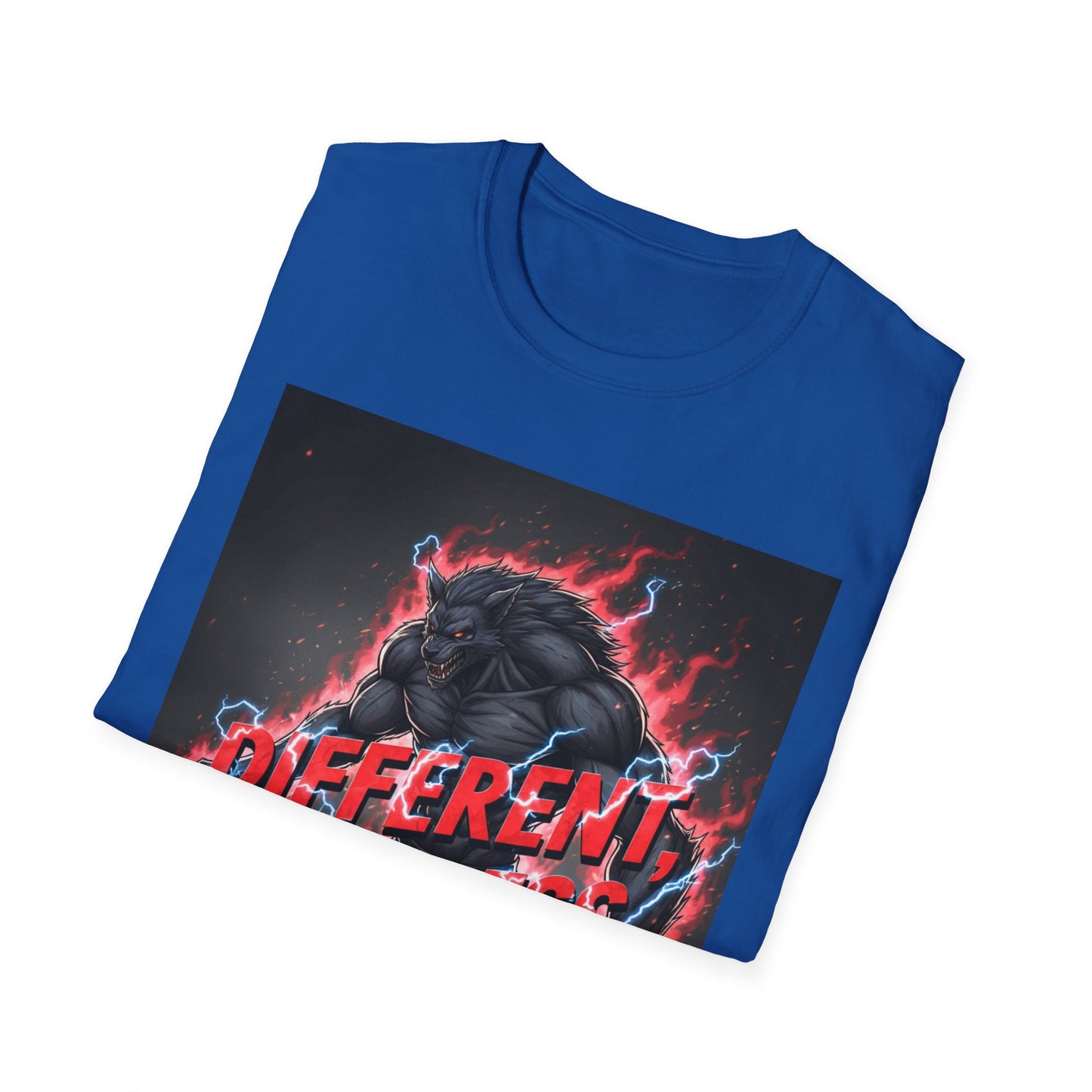 Midnight Werewolf T-Shirt – Gothic Fantasy Anime Aesthetic