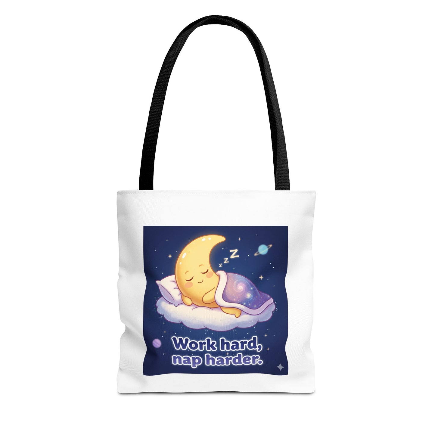 Whimsical Tote Bag Featuring 'Work Hard, Nap Harder' Design | Ideal for Students, Busy Moms, and Gift Giving | Perfect for Everyday, [...]