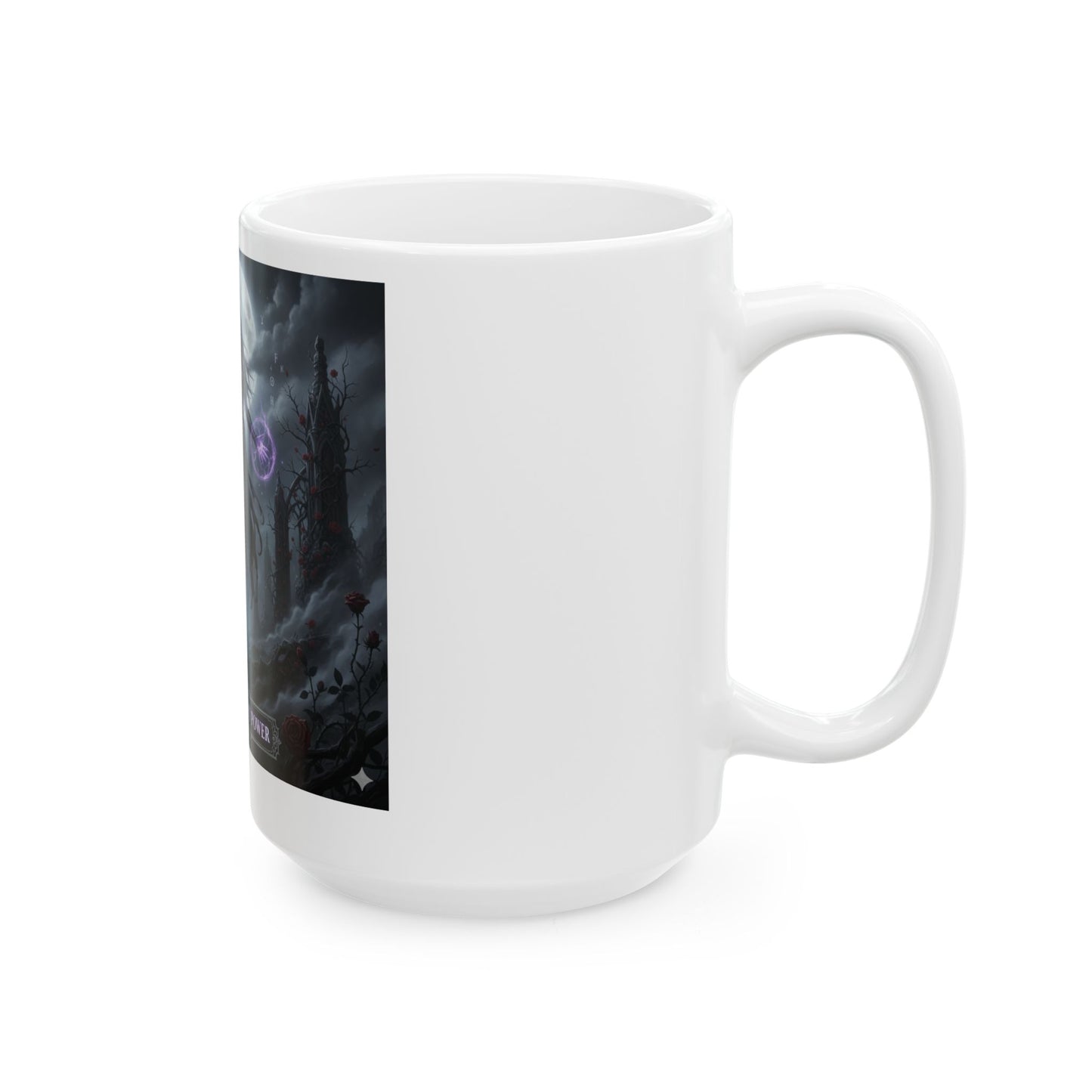 Gothic Sorceress Mug – Mystical Moonlit Fantasy Cup