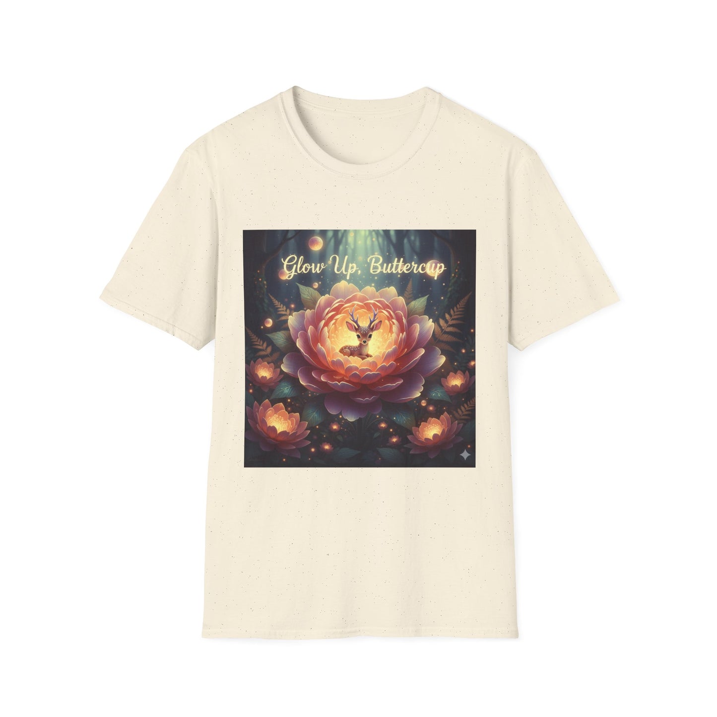 Cosmic Lotus T-Shirt – Mystical Galaxy Dreamcore Aesthetic