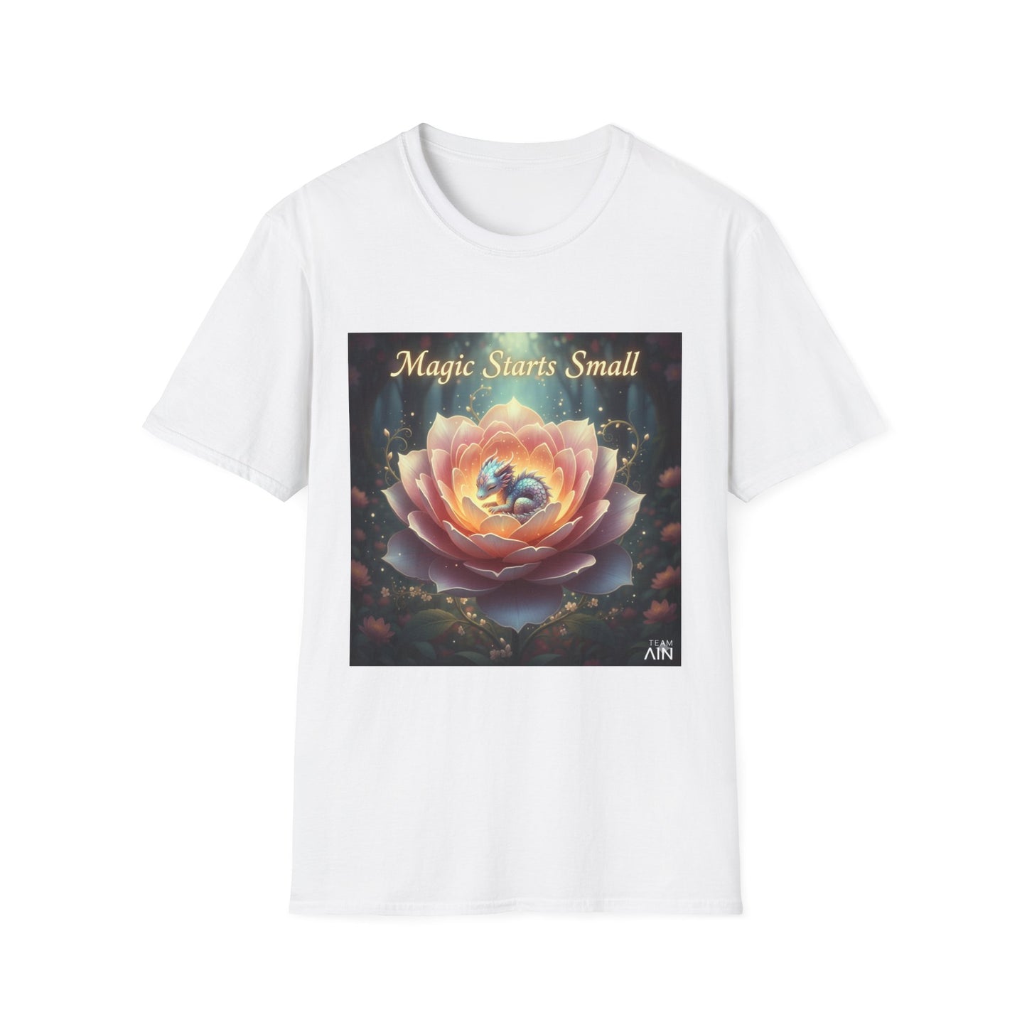 Magical Flower Unisex T-Shirt | Inspirational Graphic Tee, Flower Art Shirt, Gift for Nature Lovers, Birthday Outfit, Self-Care Apparel