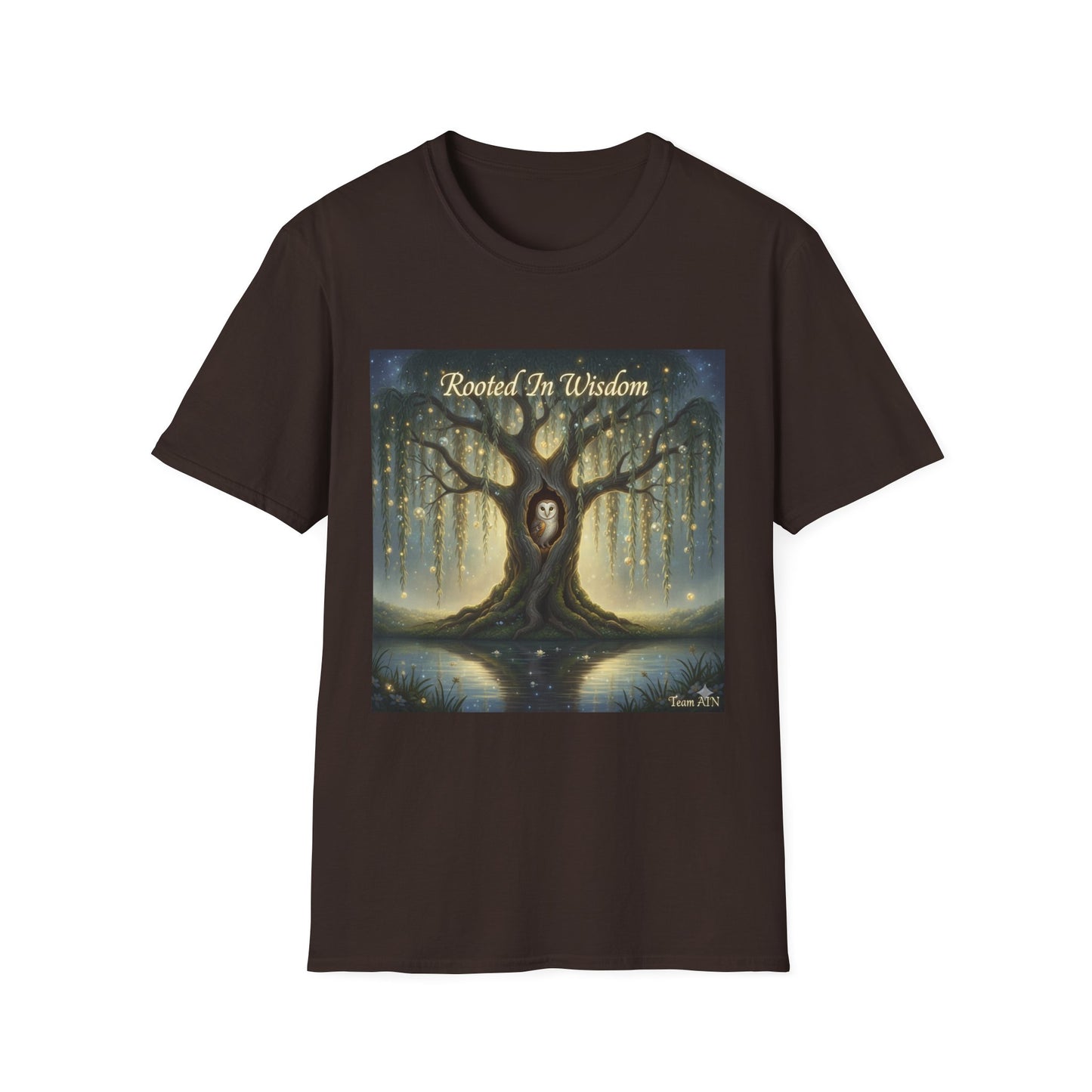 Rooted in Wisdom Tree T-Shirt, Inspiring Tee, Unisex Gift, Tree of Life Shirt, Nature Lover Apparel, Spiritual Clothing
