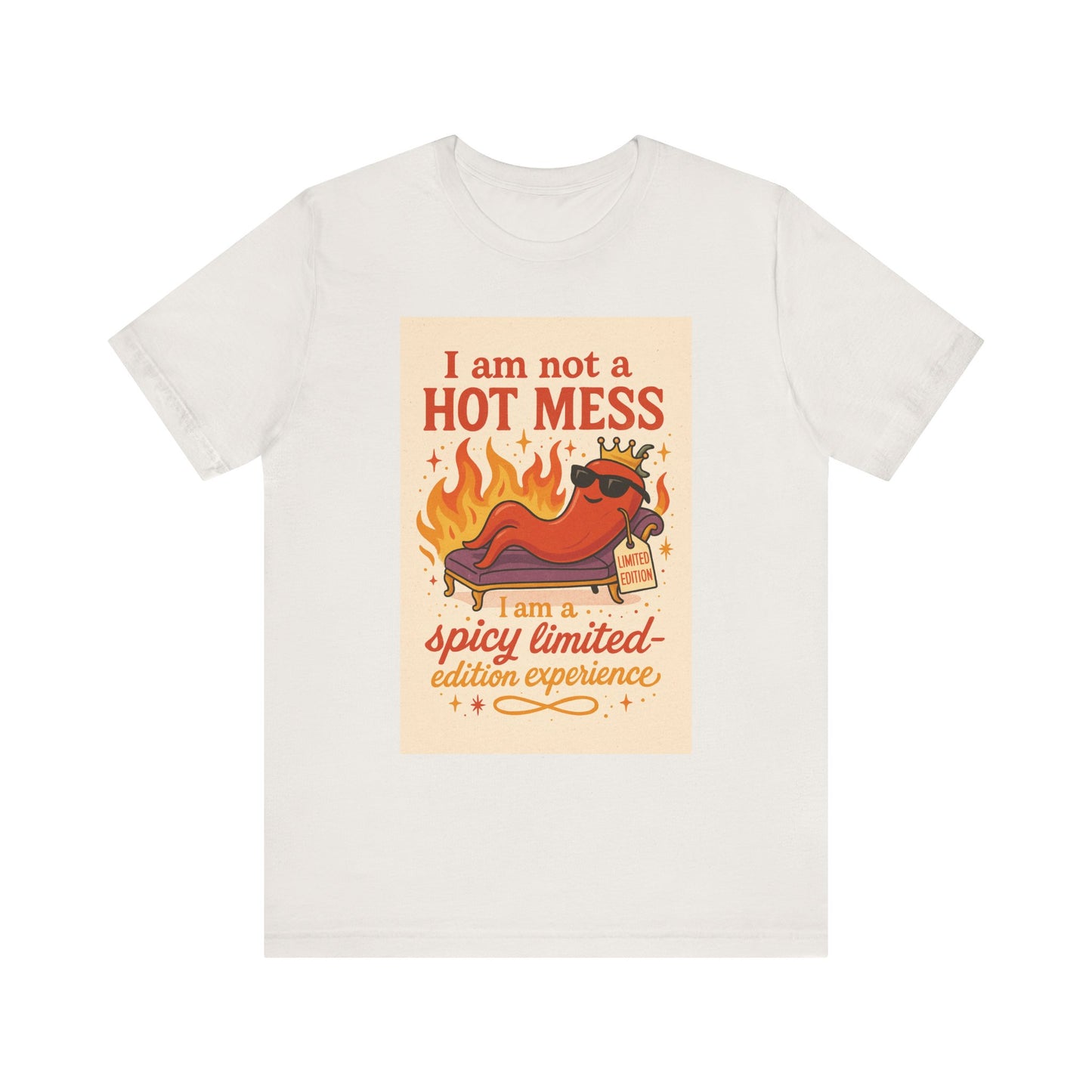Spicy Limited-Edition Experience T-Shirt, Funny Tee, Gift for Foodies, Summer Wear, Unique Conversation Starter, Casual Style
