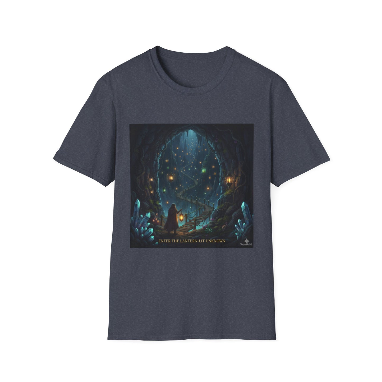 Magical Forest Adventure T-Shirt - Enchanted Glow, Perfect Gift for Nature Lovers, Starry Night Design, Casual Wear, Unisex Tee