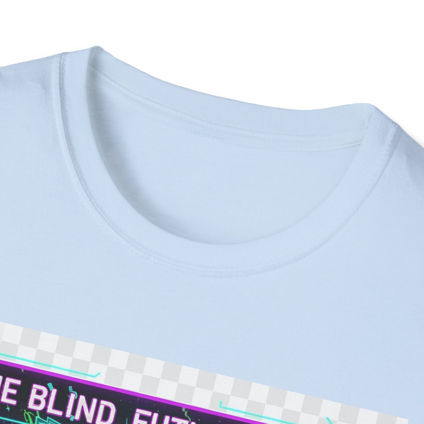 Cyberpunk Anime T-Shirt – ‘Time Blind Future Bright’ | Neurospicy Gamer Humor Tee, ADHD Pride Otaku Streetwear