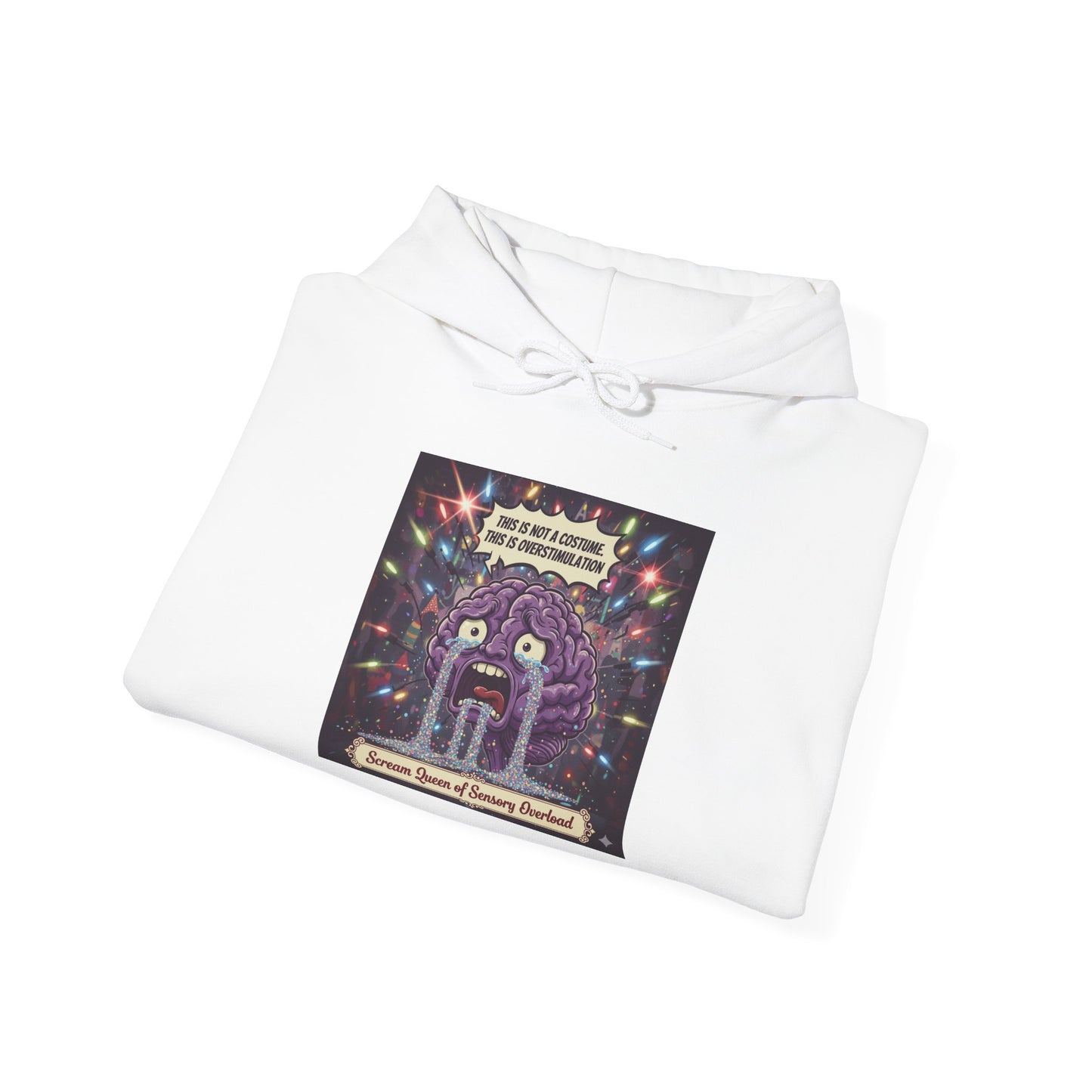 Cozy Graphic Hoodie with Fun Design, Unisex Sweatshirt for Casual Wear, Gift for Friends, Holiday Apparel, Comfortable Layering