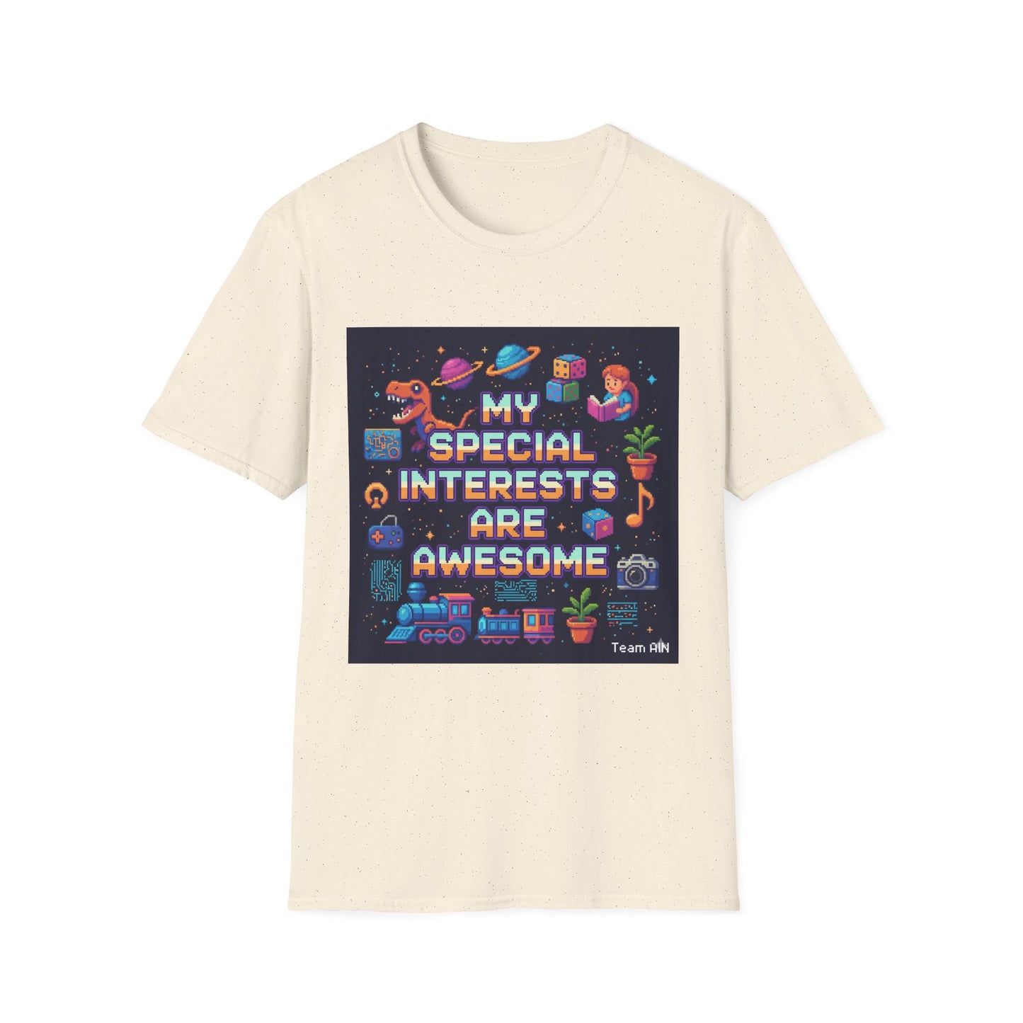 "My Special Interests Are Awesome" Autism-Inclusive T-Shirt – Sport Grey Unisex Tee