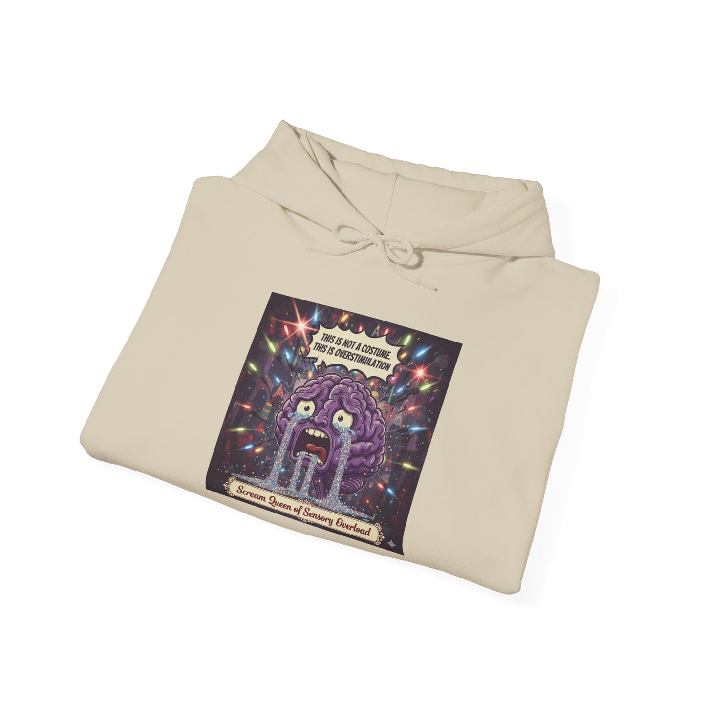 Cozy Graphic Hoodie with Fun Design, Unisex Sweatshirt for Casual Wear, Gift for Friends, Holiday Apparel, Comfortable Layering