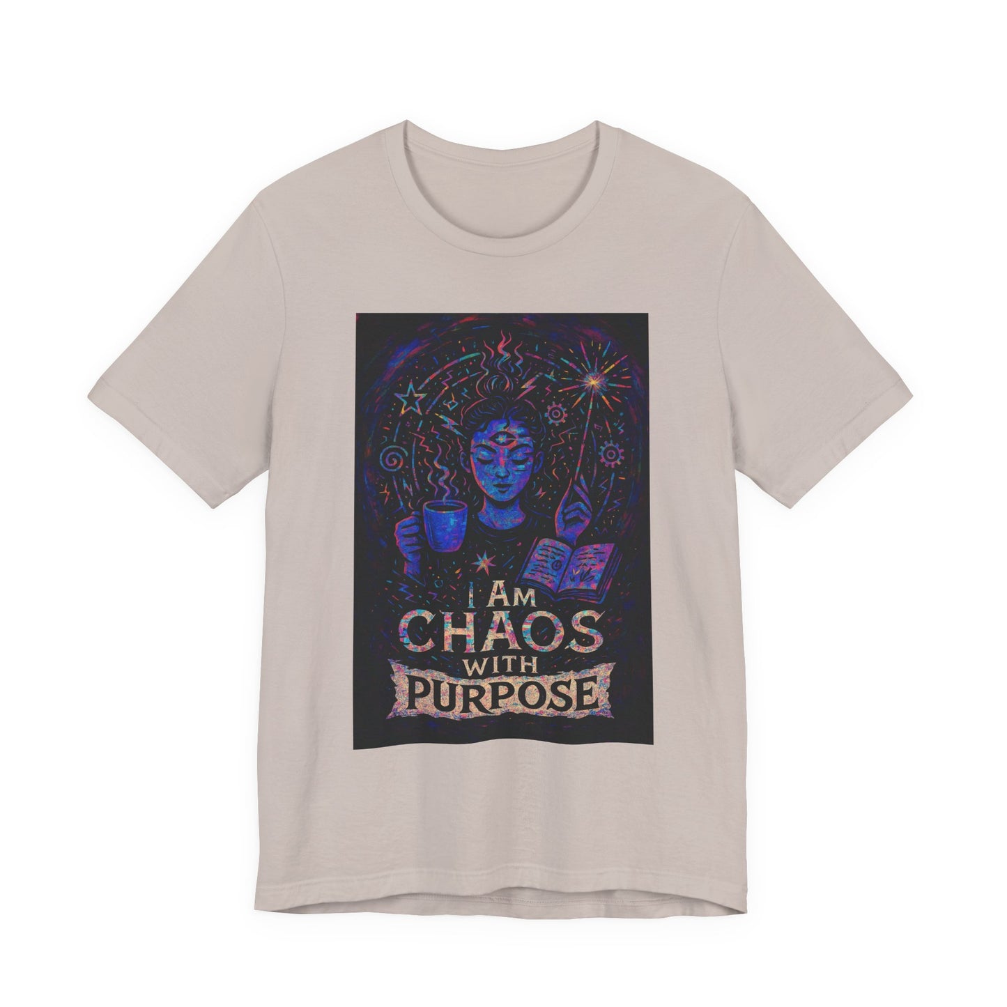 Unisex Chaos With Purpose Tee, Inspirational Shirt, Spiritual Apparel, Motivational Gift, Unique Graphic Tee