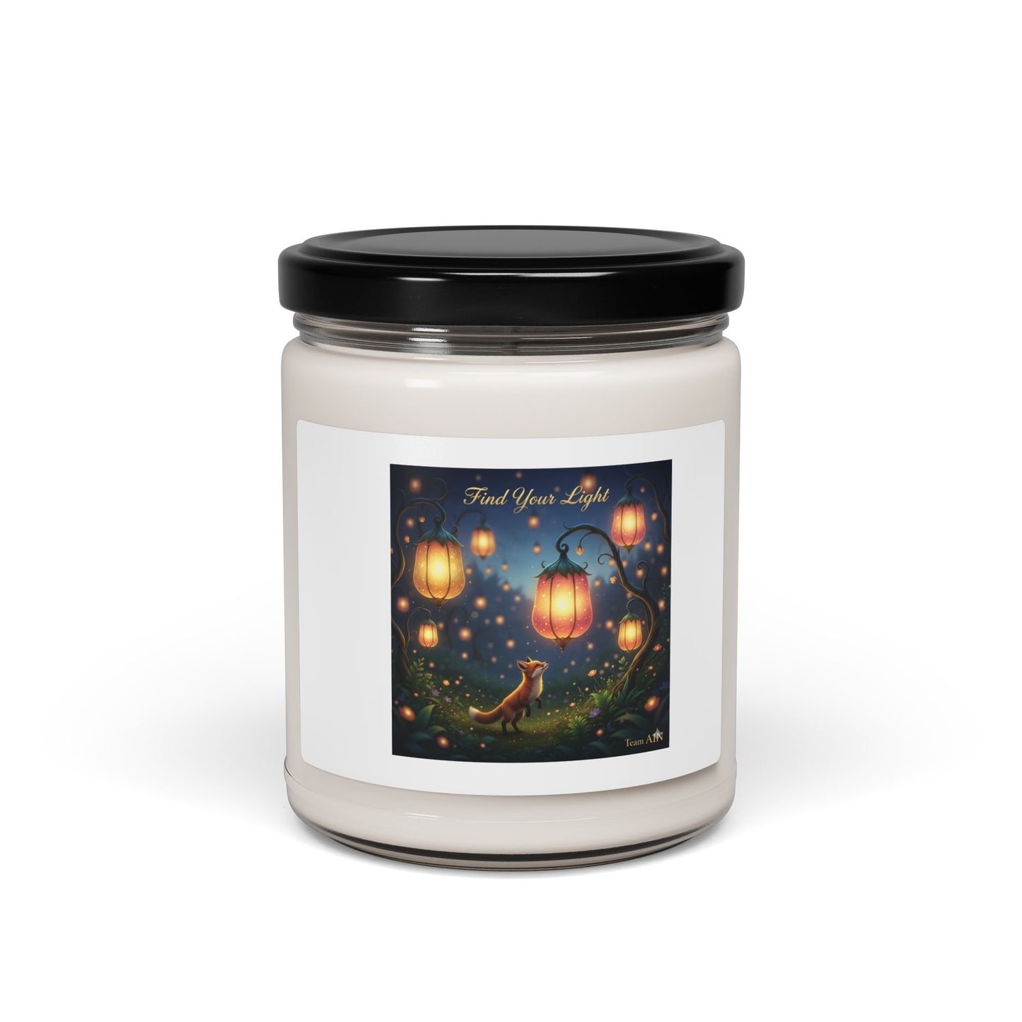 Enchanting Scented Soy Candle - "Find Your Light" | Relaxation Gift, Home Fragrance, Aromatherapy, Self-Care, Cozy Nights
