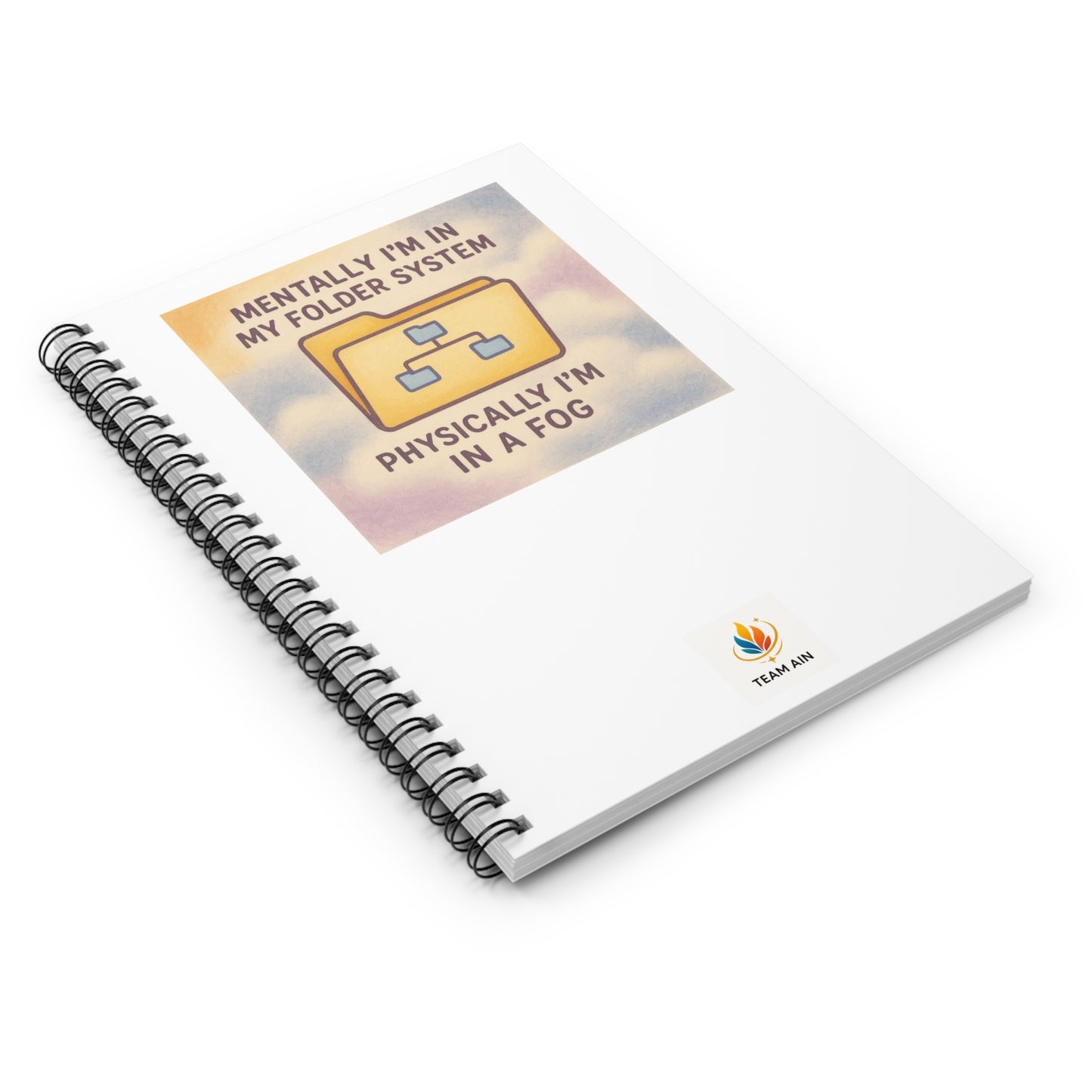 Humorous Spiral Notebook - Perfect for Organization Enthusiasts, Great for Students and Office Use, Gift for Friends, Journaling, [...]