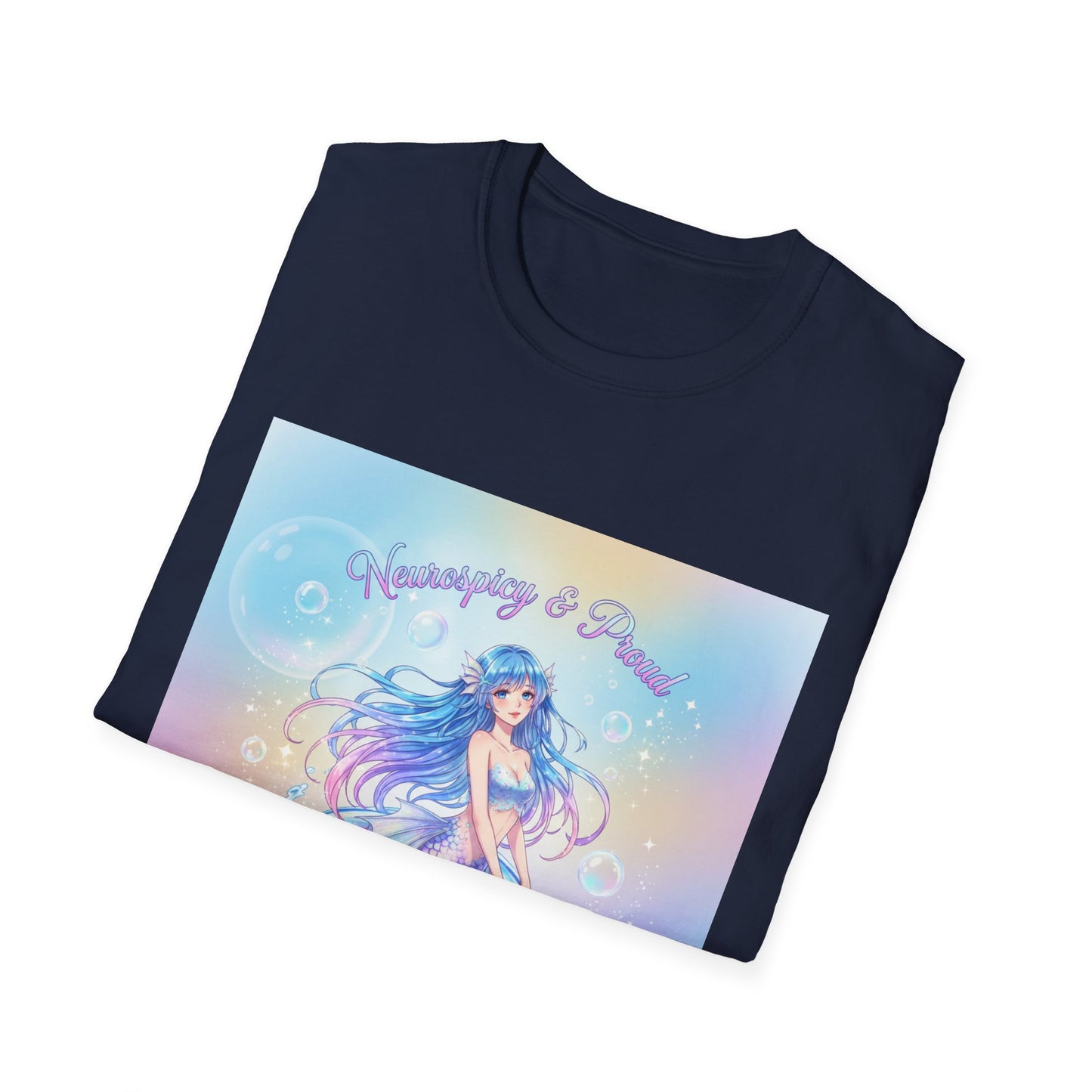 Pastel Mermaid T-Shirt – Kawaii Ocean Fantasy Aesthetic