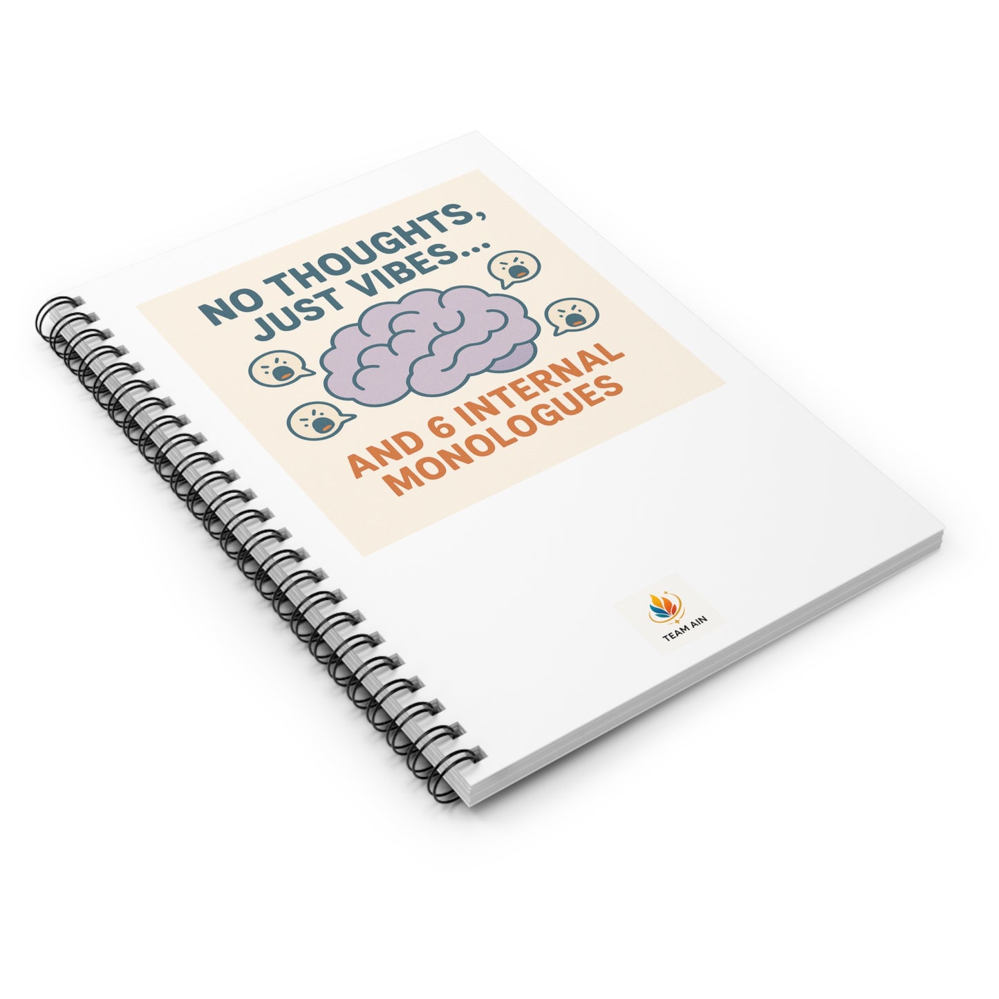 Vibe Journal: No Thoughts, Just Vibes, Internal Monologues, Journaling, Mental Health, Creative Writing