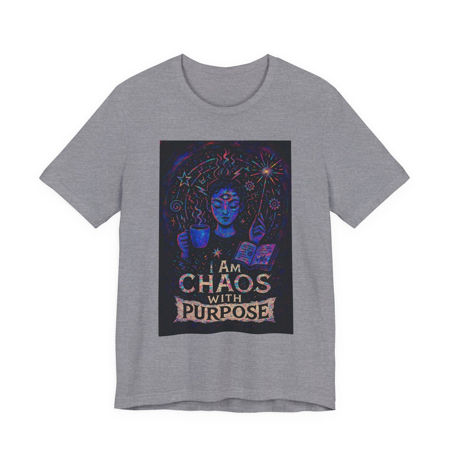 Unisex Chaos With Purpose Tee, Inspirational Shirt, Spiritual Apparel, Motivational Gift, Unique Graphic Tee