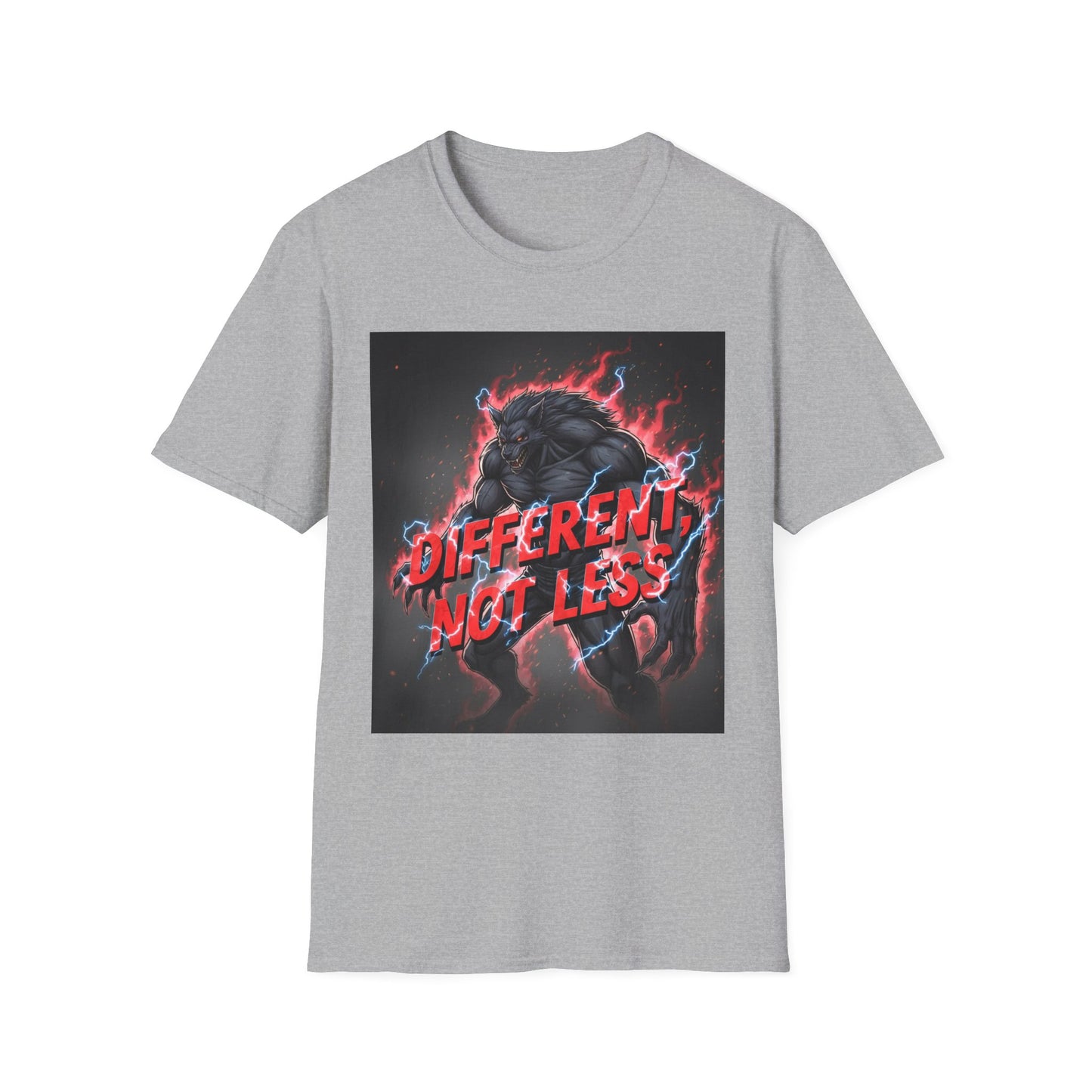 Midnight Werewolf T-Shirt – Gothic Fantasy Anime Aesthetic