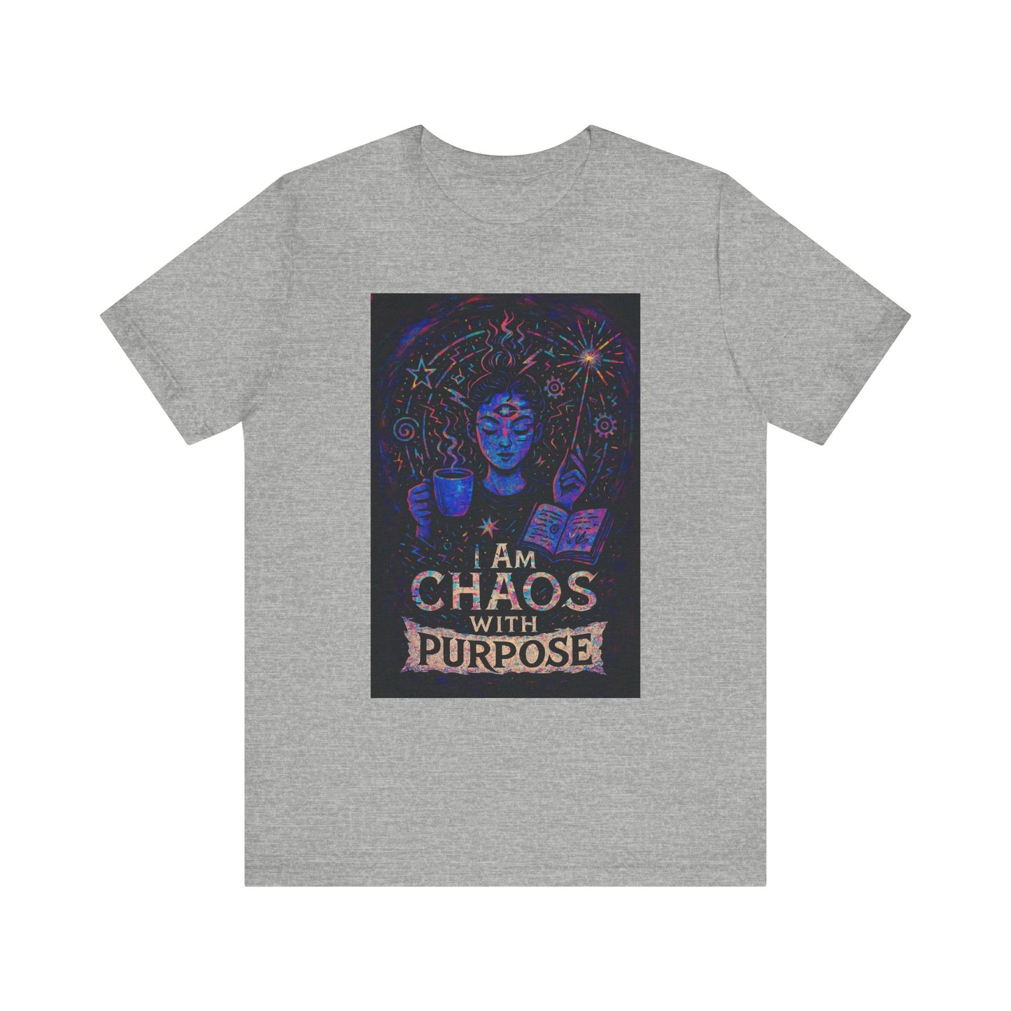 Unisex Chaos With Purpose Tee, Inspirational Shirt, Spiritual Apparel, Motivational Gift, Unique Graphic Tee