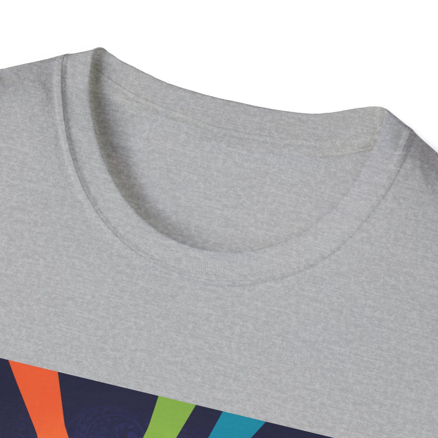 "Stronger Together, Neurodiverse and Proud" Unity T-Shirt – Colorful Hands Design on White Tee