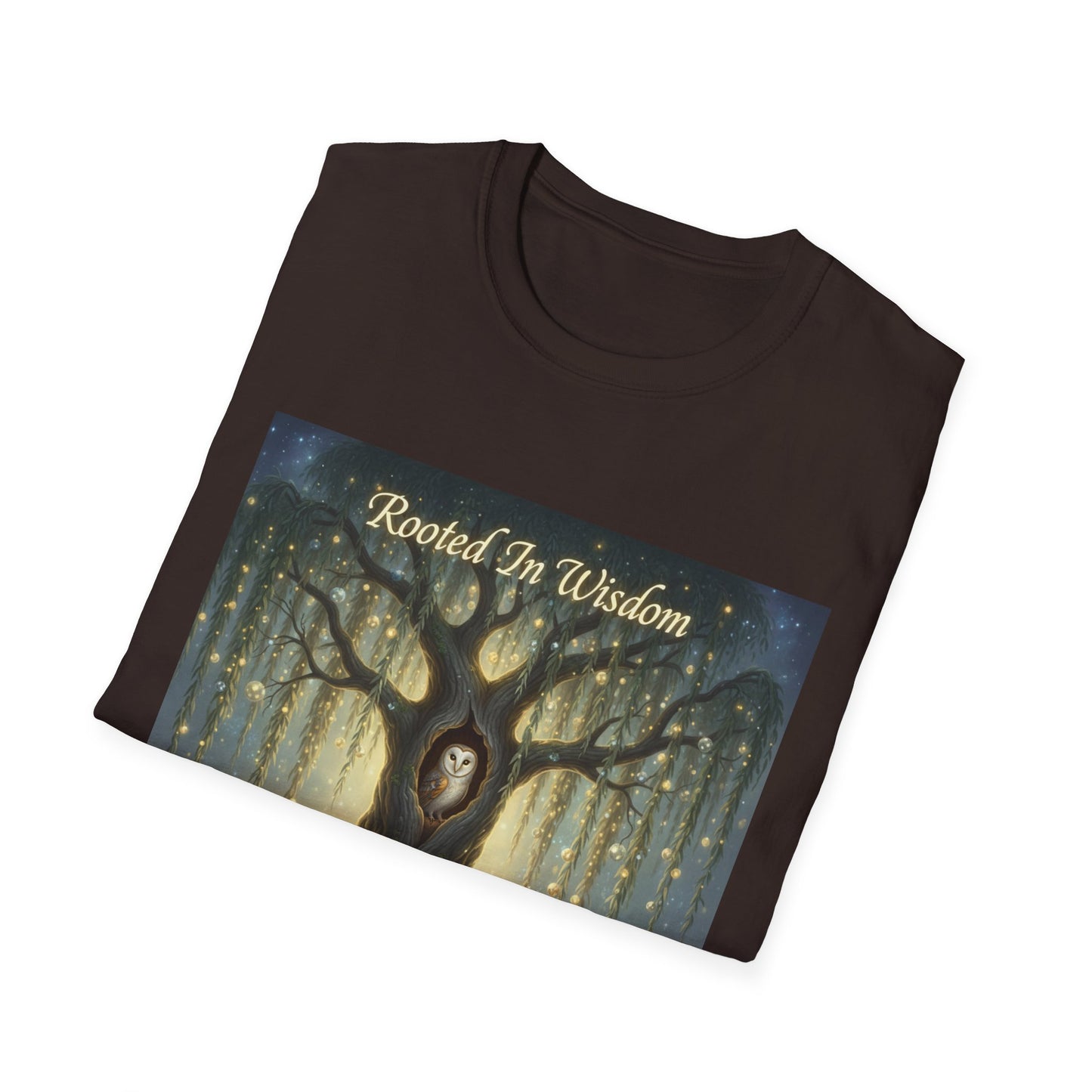 Rooted in Wisdom Tree T-Shirt, Inspiring Tee, Unisex Gift, Tree of Life Shirt, Nature Lover Apparel, Spiritual Clothing