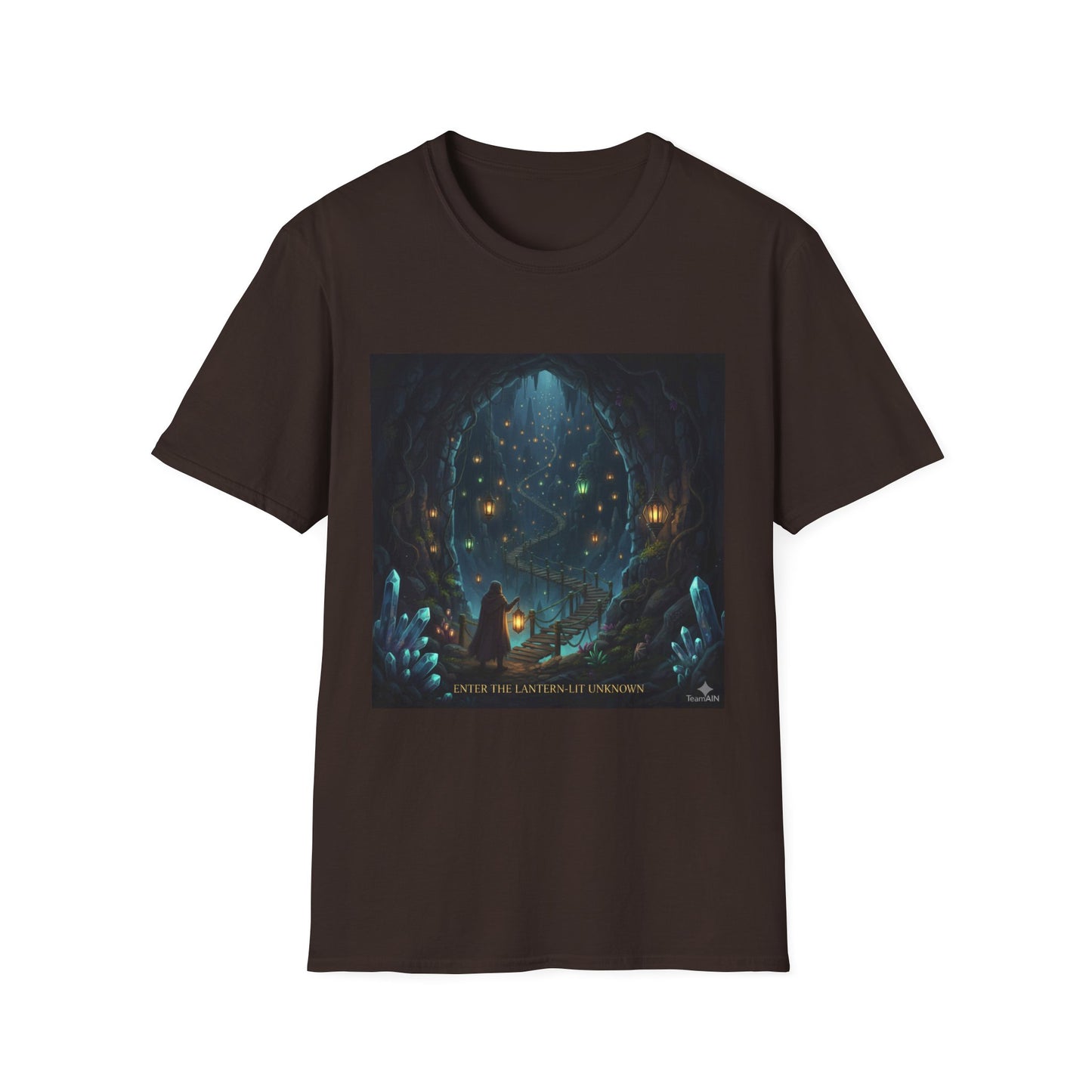 Magical Forest Adventure T-Shirt - Enchanted Glow, Perfect Gift for Nature Lovers, Starry Night Design, Casual Wear, Unisex Tee
