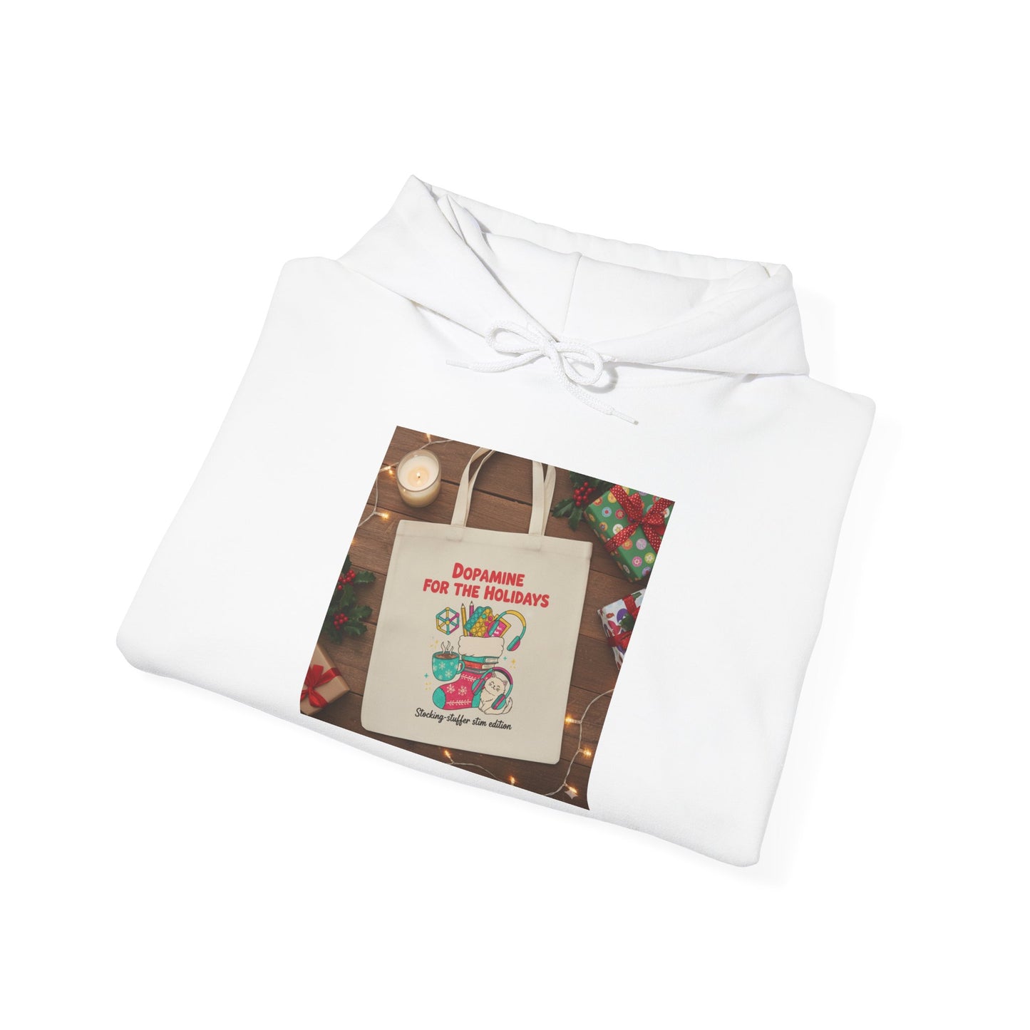 Festive Holiday Hoodie, Cozy Gift, Unisex Winter Sweatshirt, Christmas Apparel, Seasonal Layering Wear