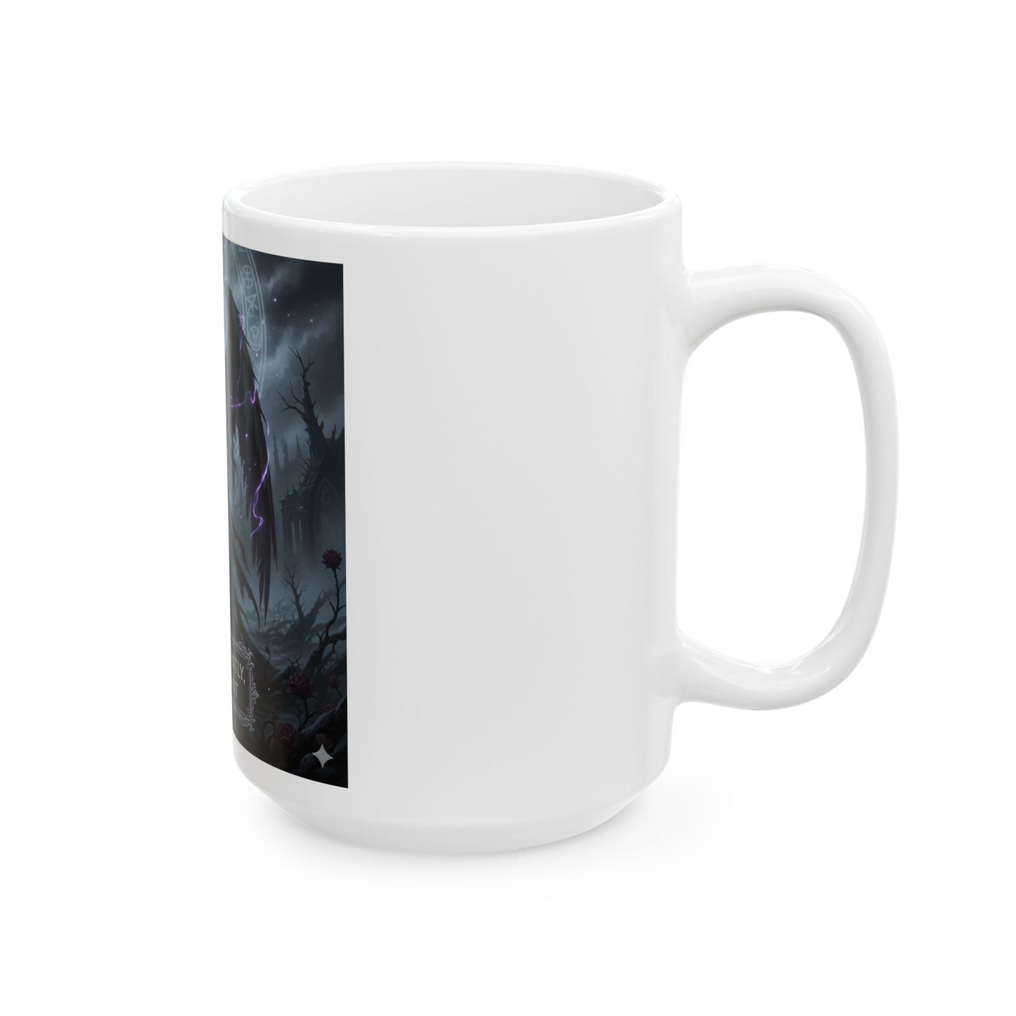 Dark Angel Mug – Gothic Fantasy Coffee Cup