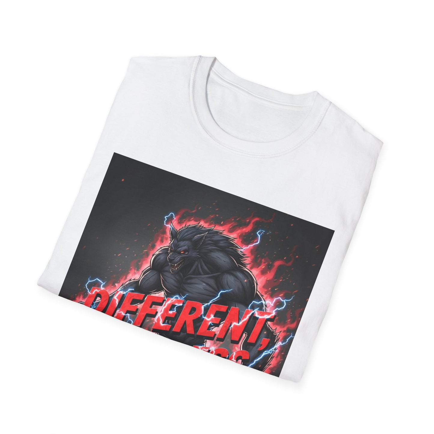 Midnight Werewolf T-Shirt – Gothic Fantasy Anime Aesthetic