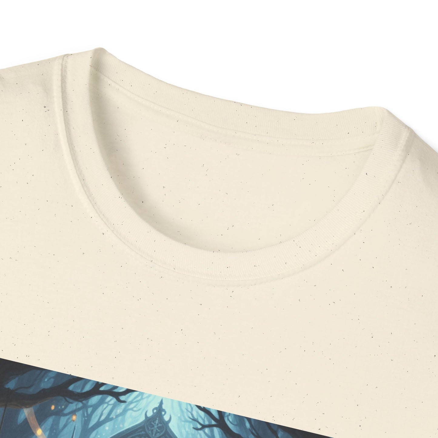 Mystical Mask Unisex T-Shirt - Where Wonder Wears a Mask, Fantasy Apparel, Gift for Dreamers, Casual Wear, Unique Design