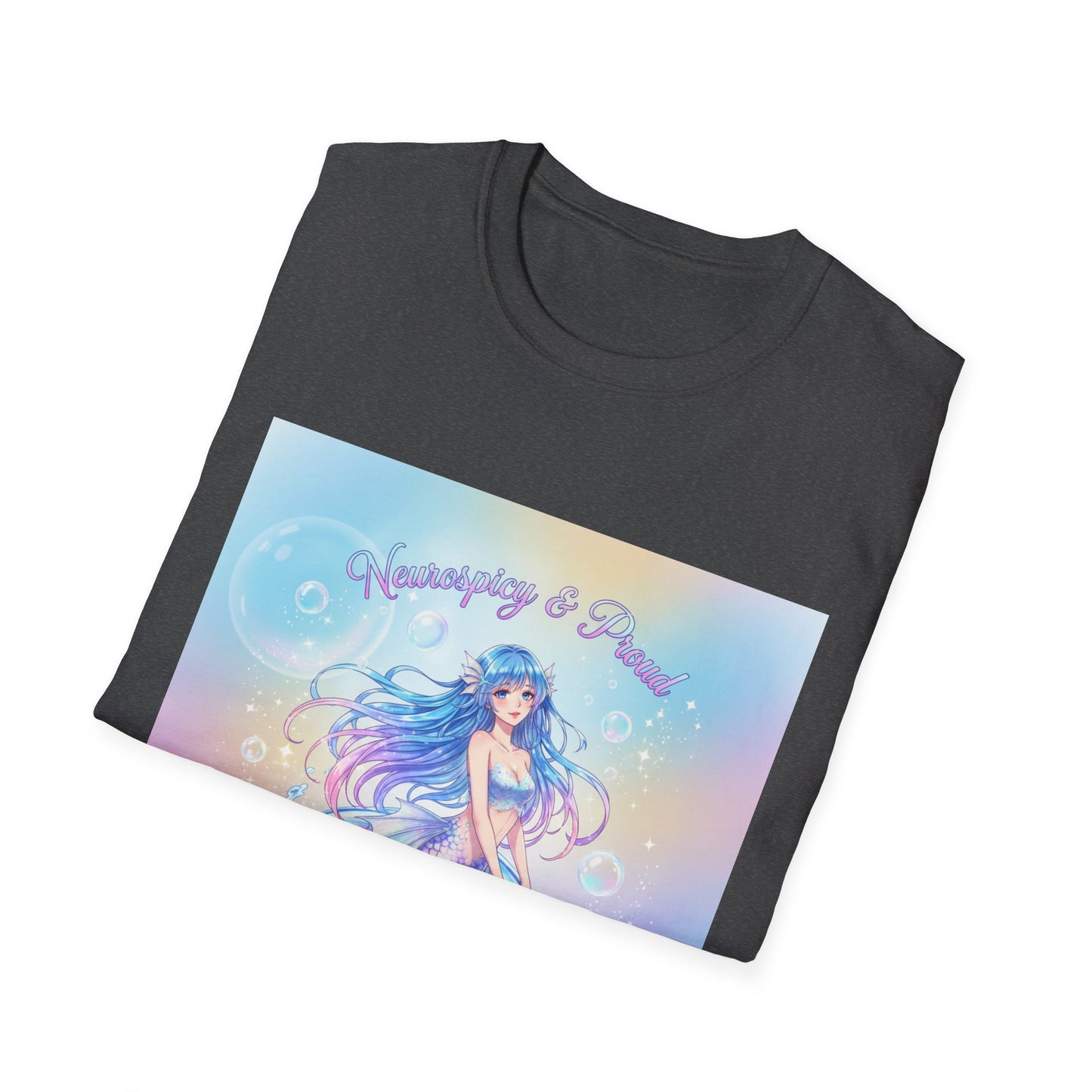 Pastel Mermaid T-Shirt – Kawaii Ocean Fantasy Aesthetic