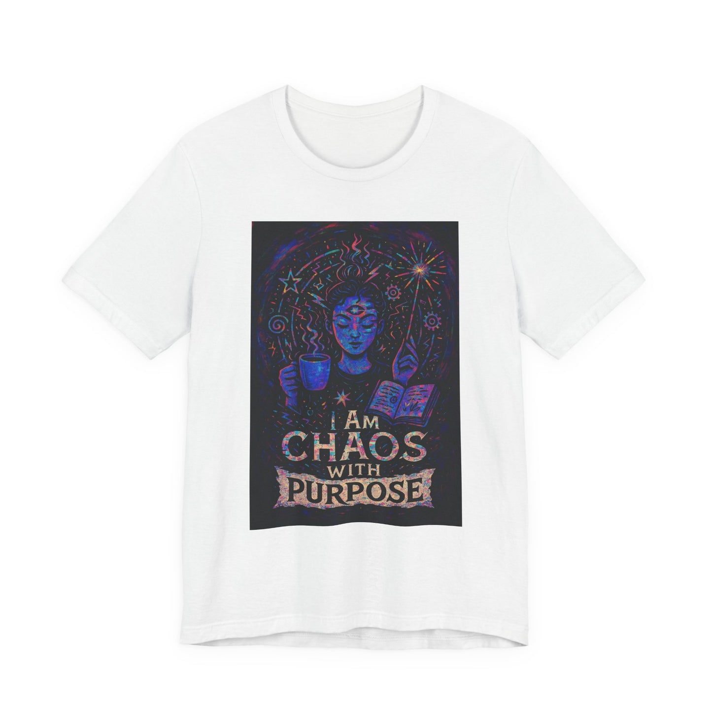 Unisex Chaos With Purpose Tee, Inspirational Shirt, Spiritual Apparel, Motivational Gift, Unique Graphic Tee