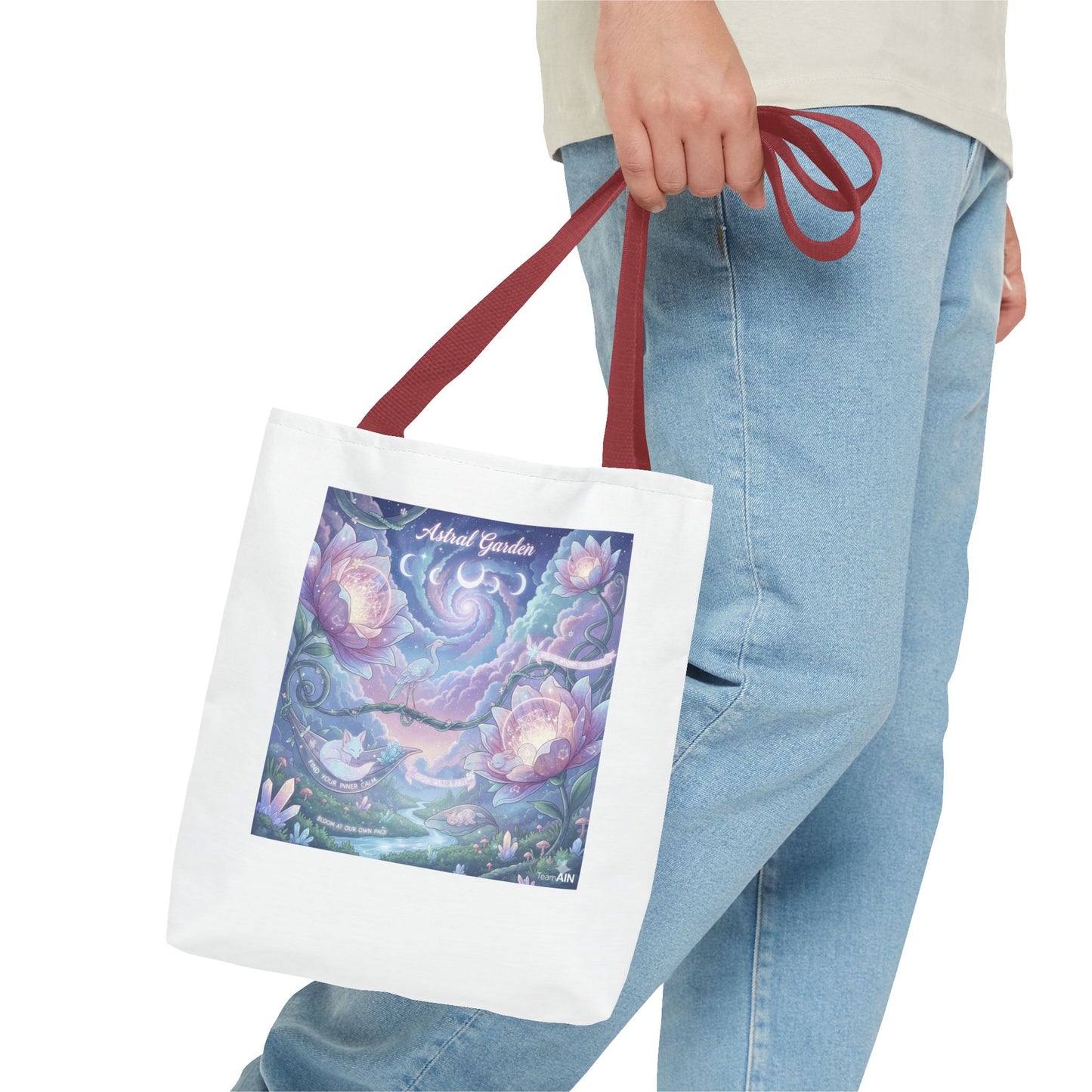Artful Garden Tote Bag - Perfect for Art Lovers, Eco-Friendly Gift, Floral Design, Everyday Use, Beach Bag, Shopping Tote