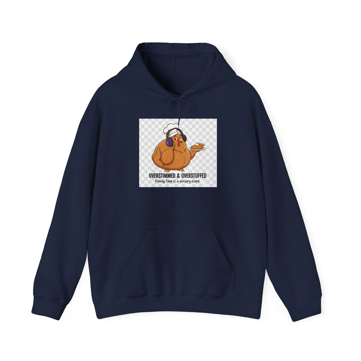 Funny Thanksgiving Hoodie, Oversized Hooded Sweatshirt, Gifts for Foodies, Cozy Fall Apparel, Thanksgiving Dinner Outfit, Holiday Clothing