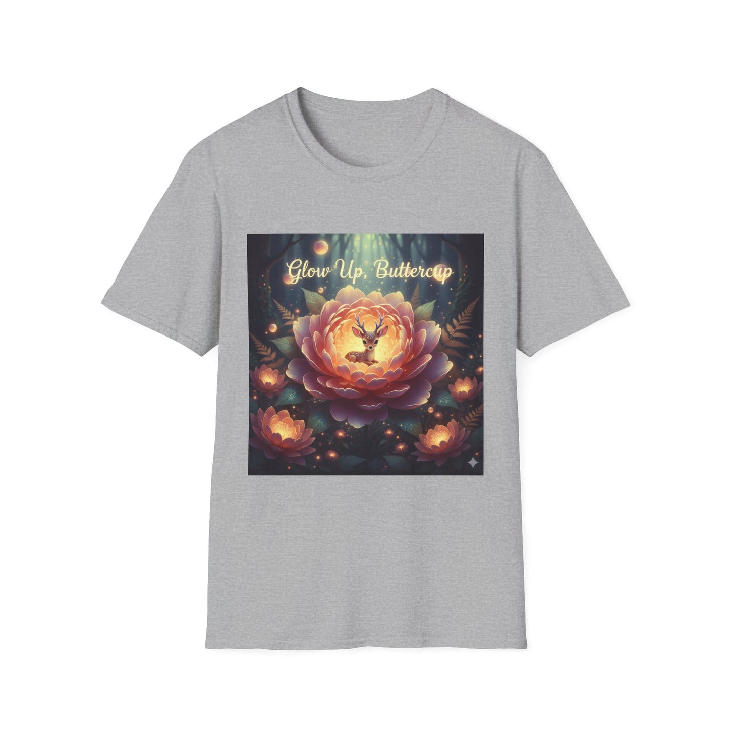 Cosmic Lotus T-Shirt – Mystical Galaxy Dreamcore Aesthetic