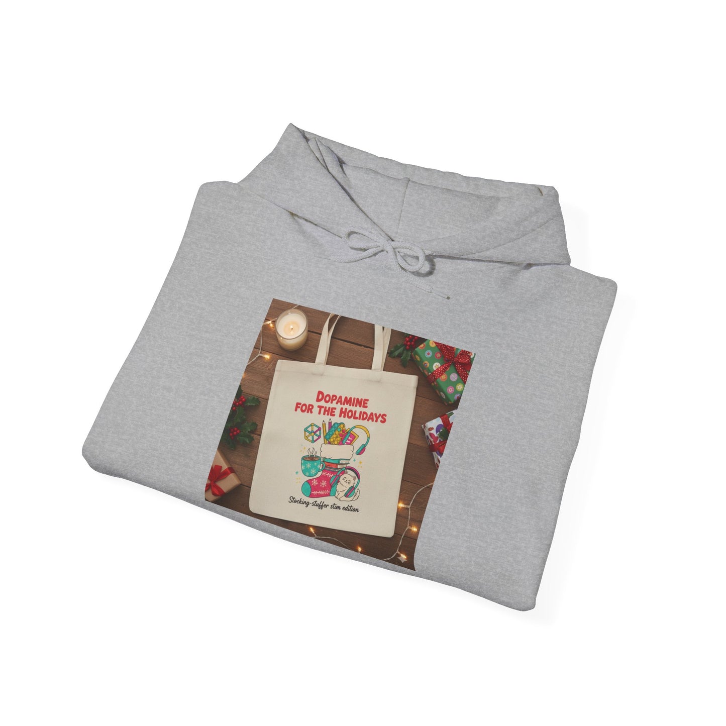 Festive Holiday Hooded Sweatshirt, Cozy Winter Apparel, Unisex Christmas Hoodie, Gift for Him/Her, Seasonal Casual Wear