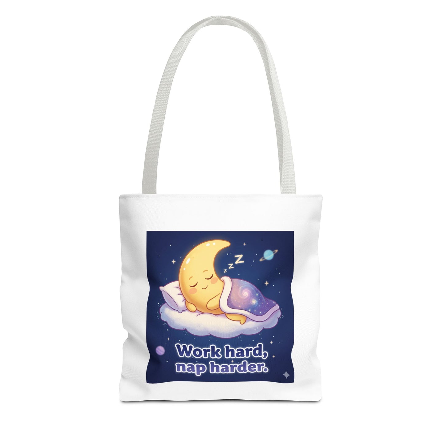 Whimsical Tote Bag Featuring 'Work Hard, Nap Harder' Design | Ideal for Students, Busy Moms, and Gift Giving | Perfect for Everyday, [...]