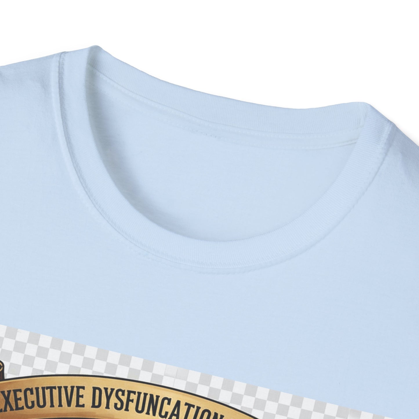 Executive Dysfunction University T-Shirt | Anime Overthinker’s Guild Tee, ADHD Humor Shirt, Otaku Academia Pride Top