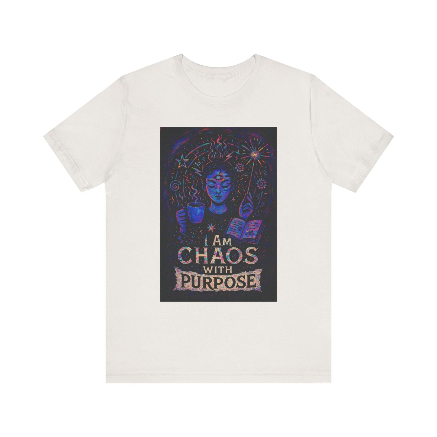 Unisex Chaos With Purpose Tee, Inspirational Shirt, Spiritual Apparel, Motivational Gift, Unique Graphic Tee