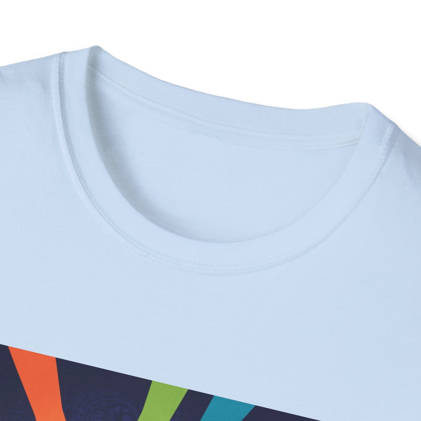 "Stronger Together, Neurodiverse and Proud" Unity T-Shirt – Colorful Hands Design on White Tee