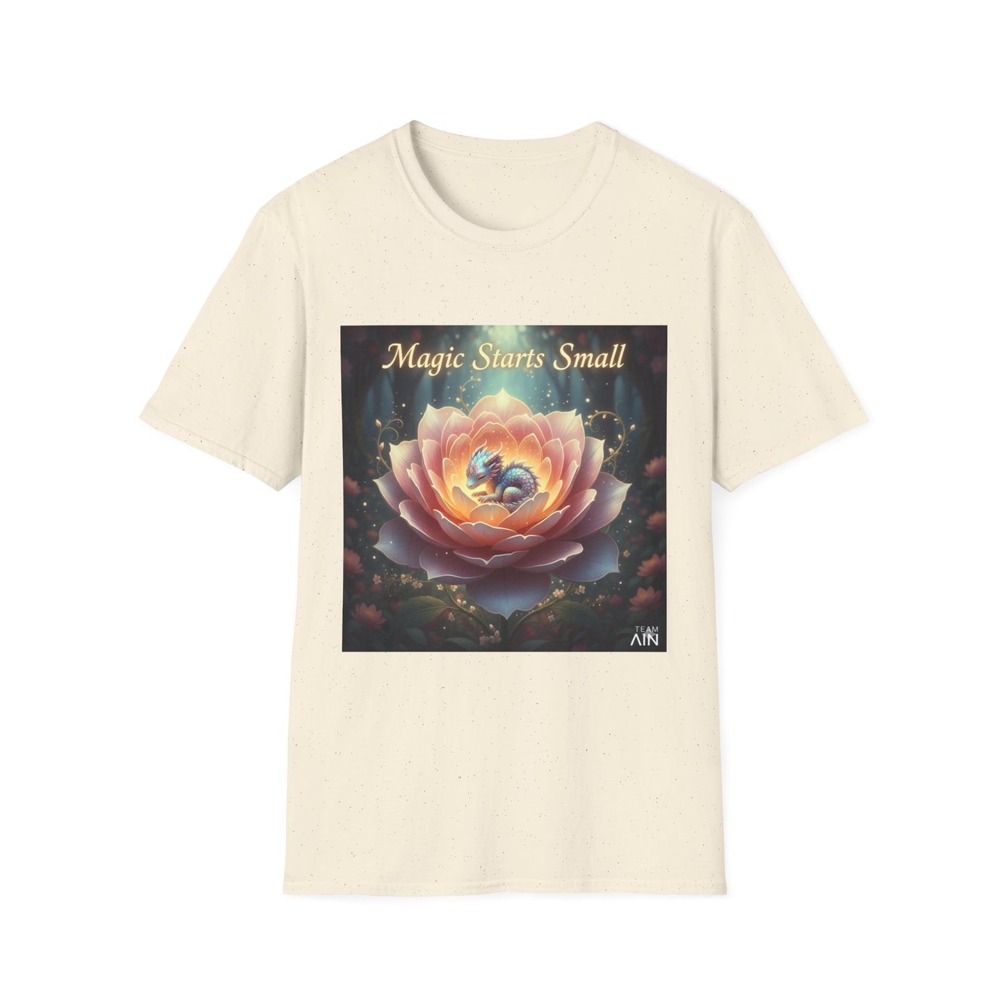 Magical Flower Unisex T-Shirt | Inspirational Graphic Tee, Flower Art Shirt, Gift for Nature Lovers, Birthday Outfit, Self-Care Apparel