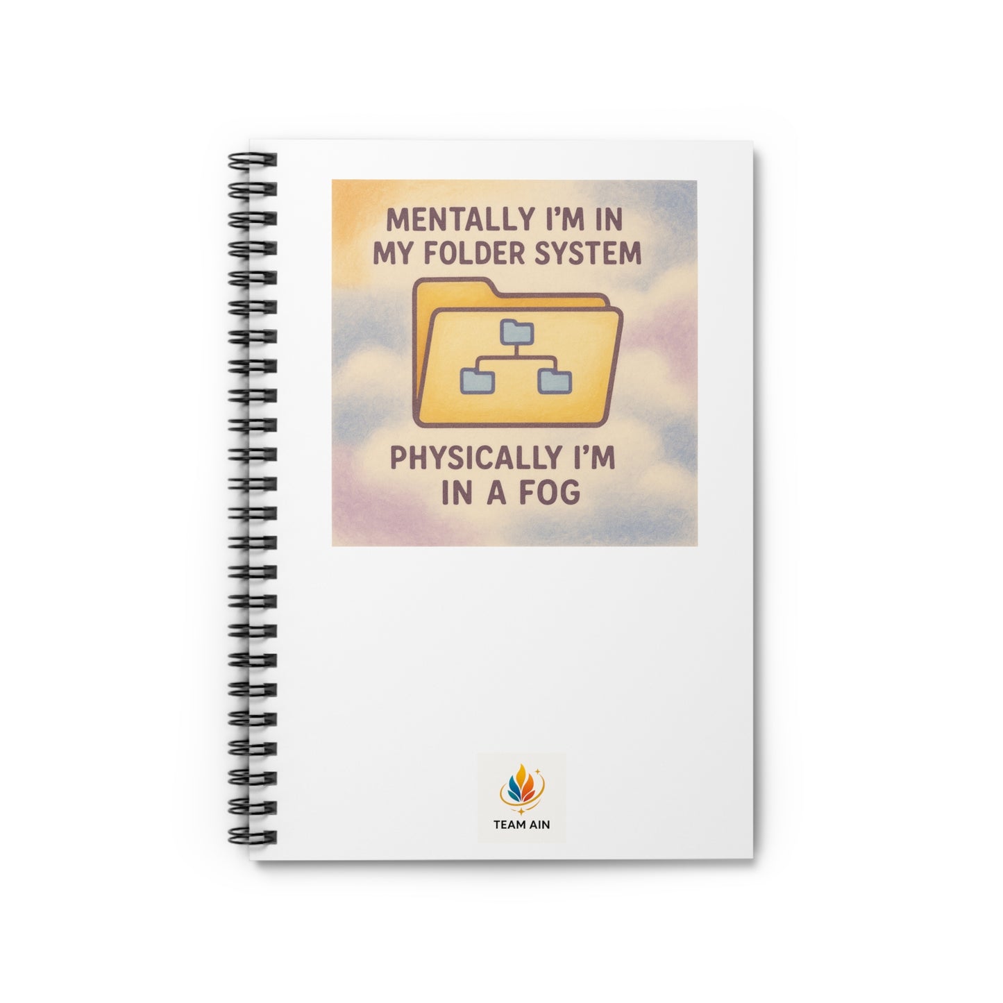 Humorous Spiral Notebook - Perfect for Organization Enthusiasts, Great for Students and Office Use, Gift for Friends, Journaling, [...]