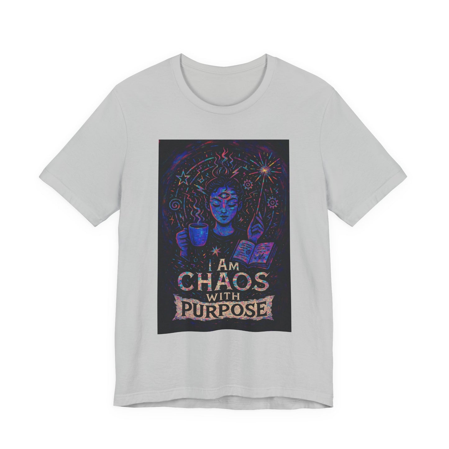 Unisex Chaos With Purpose Tee, Inspirational Shirt, Spiritual Apparel, Motivational Gift, Unique Graphic Tee