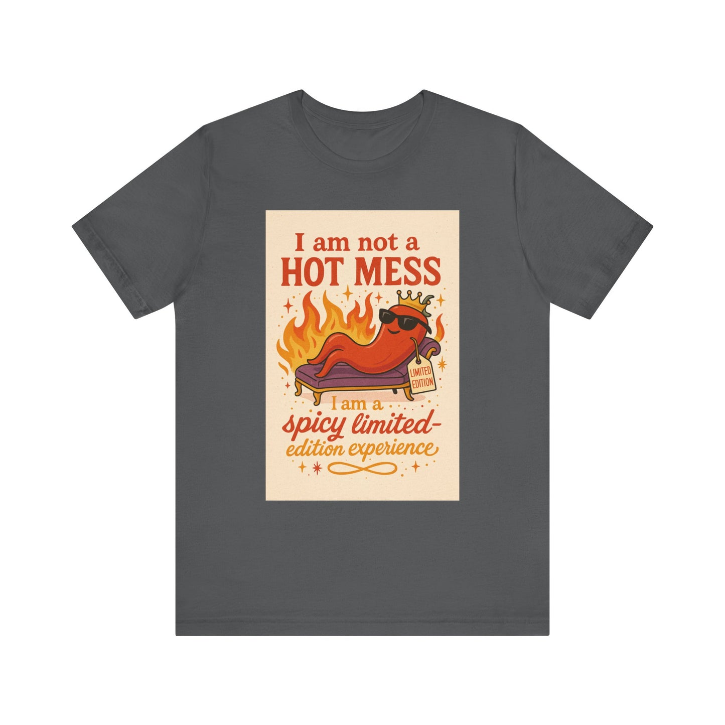 Spicy Limited-Edition Experience T-Shirt, Funny Tee, Gift for Foodies, Summer Wear, Unique Conversation Starter, Casual Style
