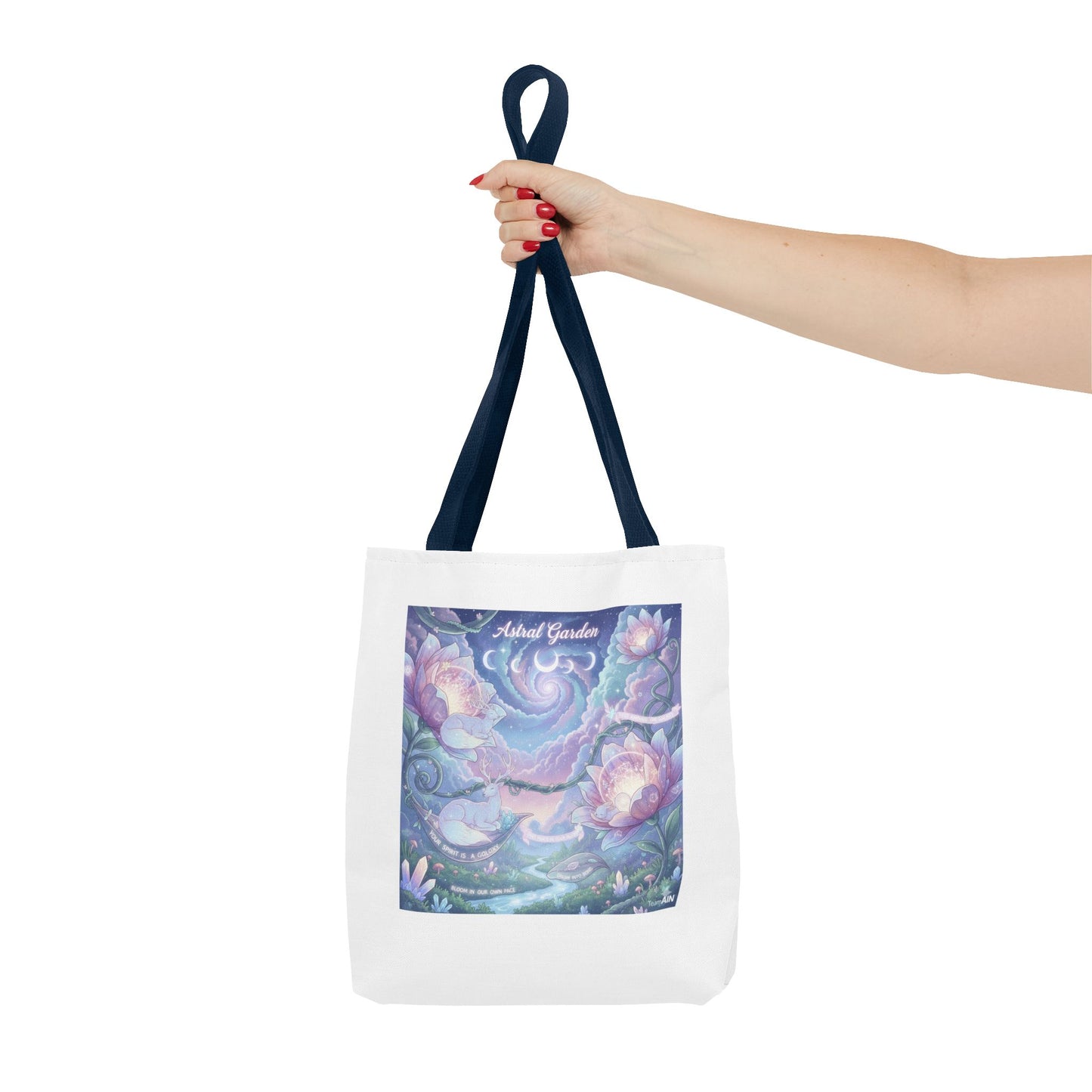 Artistic Garden Tote Bag - Unique Canvas Bag for Nature Lovers, Art Lovers, Eco-Friendly, Gift for Her, Shopping Bag, Beach Bag