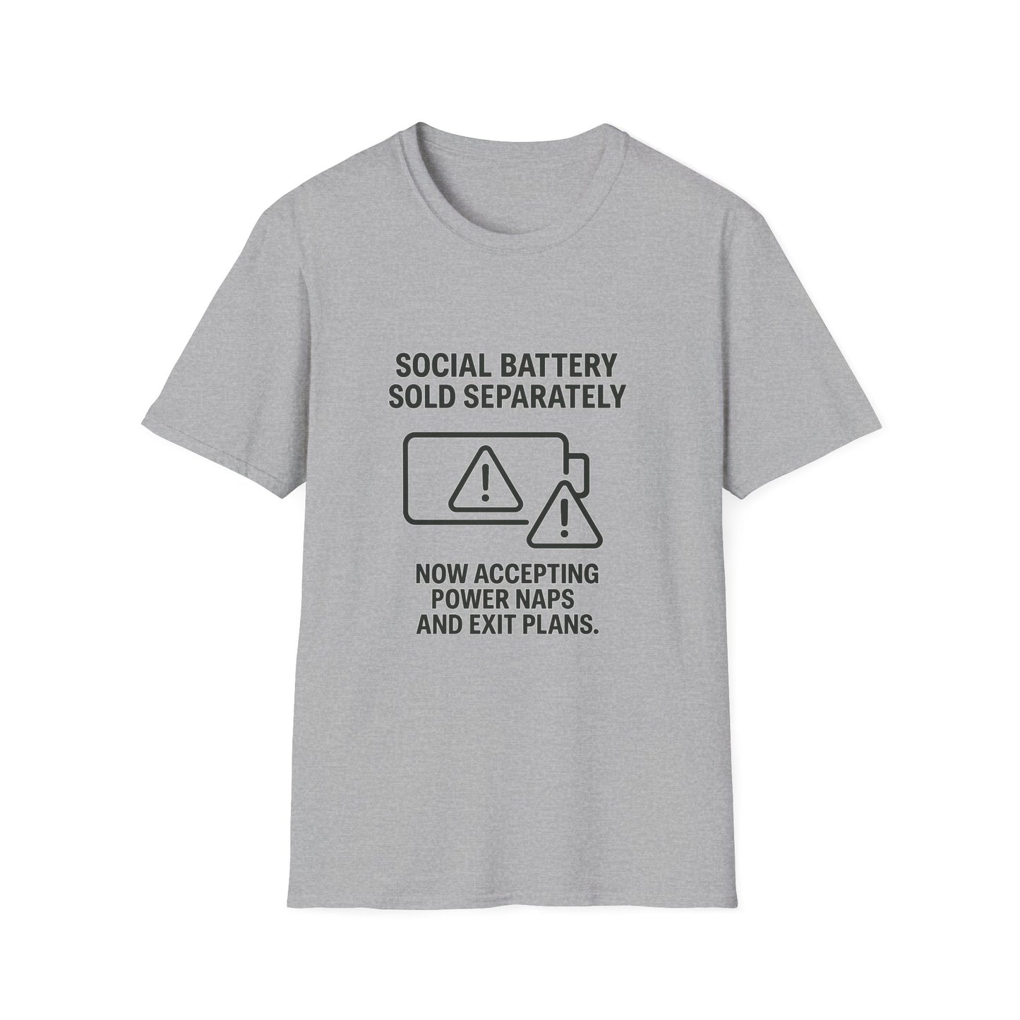 Social Battery – Recharge Tee