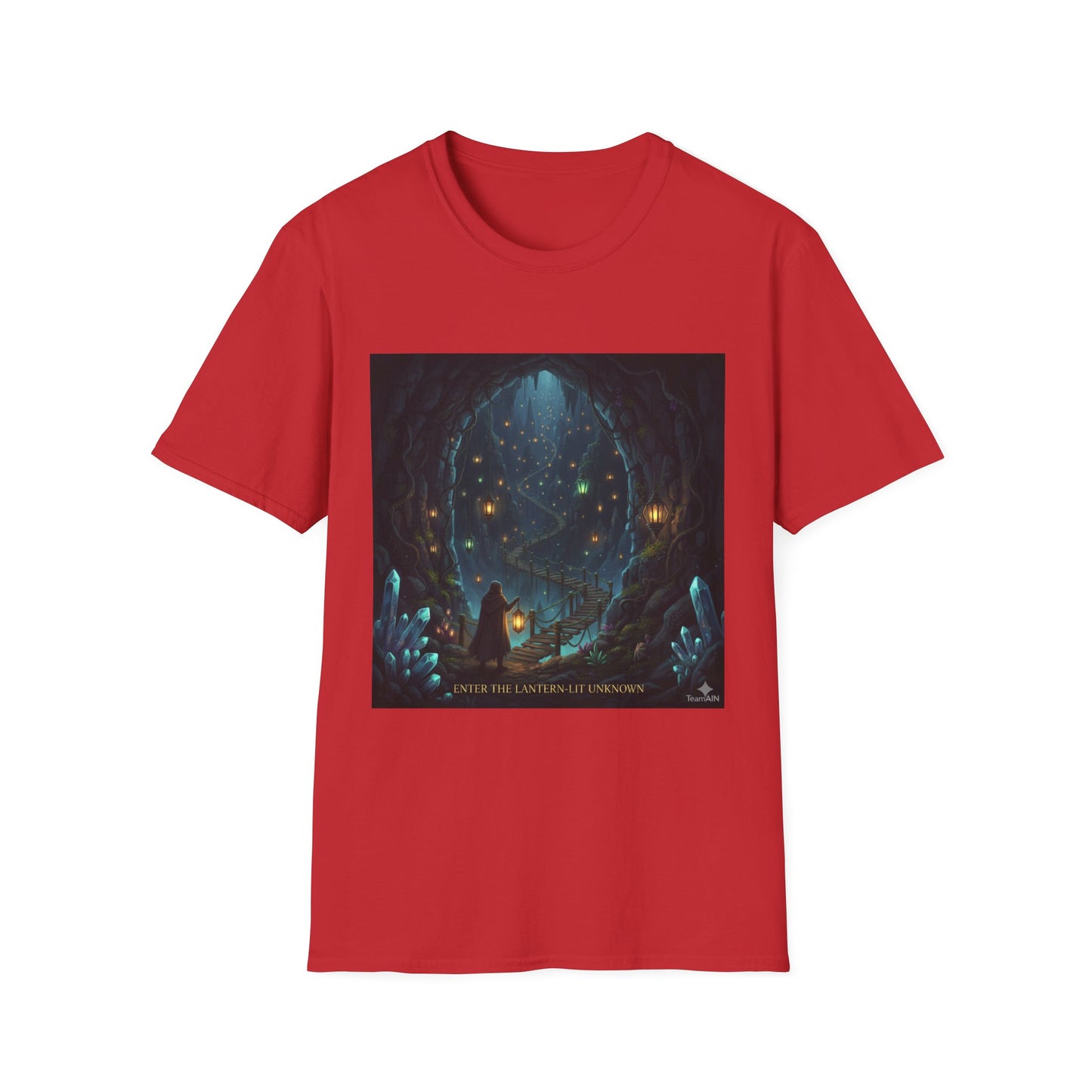 Magical Forest Adventure T-Shirt - Enchanted Glow, Perfect Gift for Nature Lovers, Starry Night Design, Casual Wear, Unisex Tee