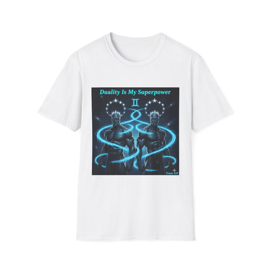 Gemini Zodiac T-Shirt – Duality Is My Superpower Astrology Tee