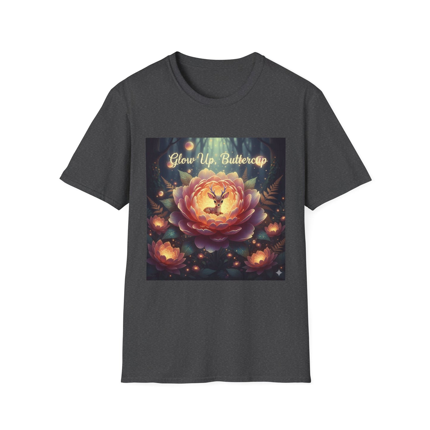 Cosmic Lotus T-Shirt – Mystical Galaxy Dreamcore Aesthetic